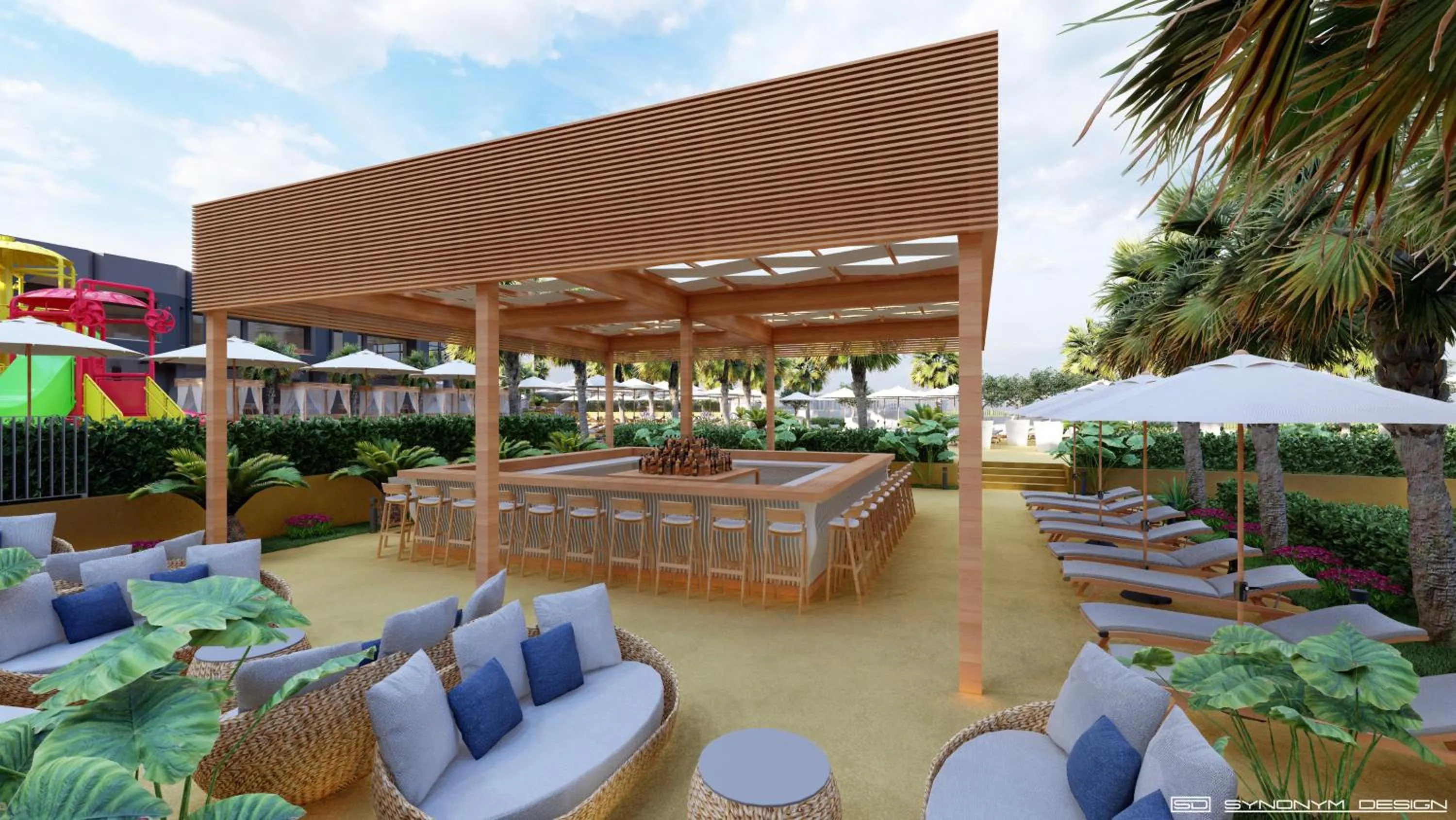 Patio in Atliman Beach Resort