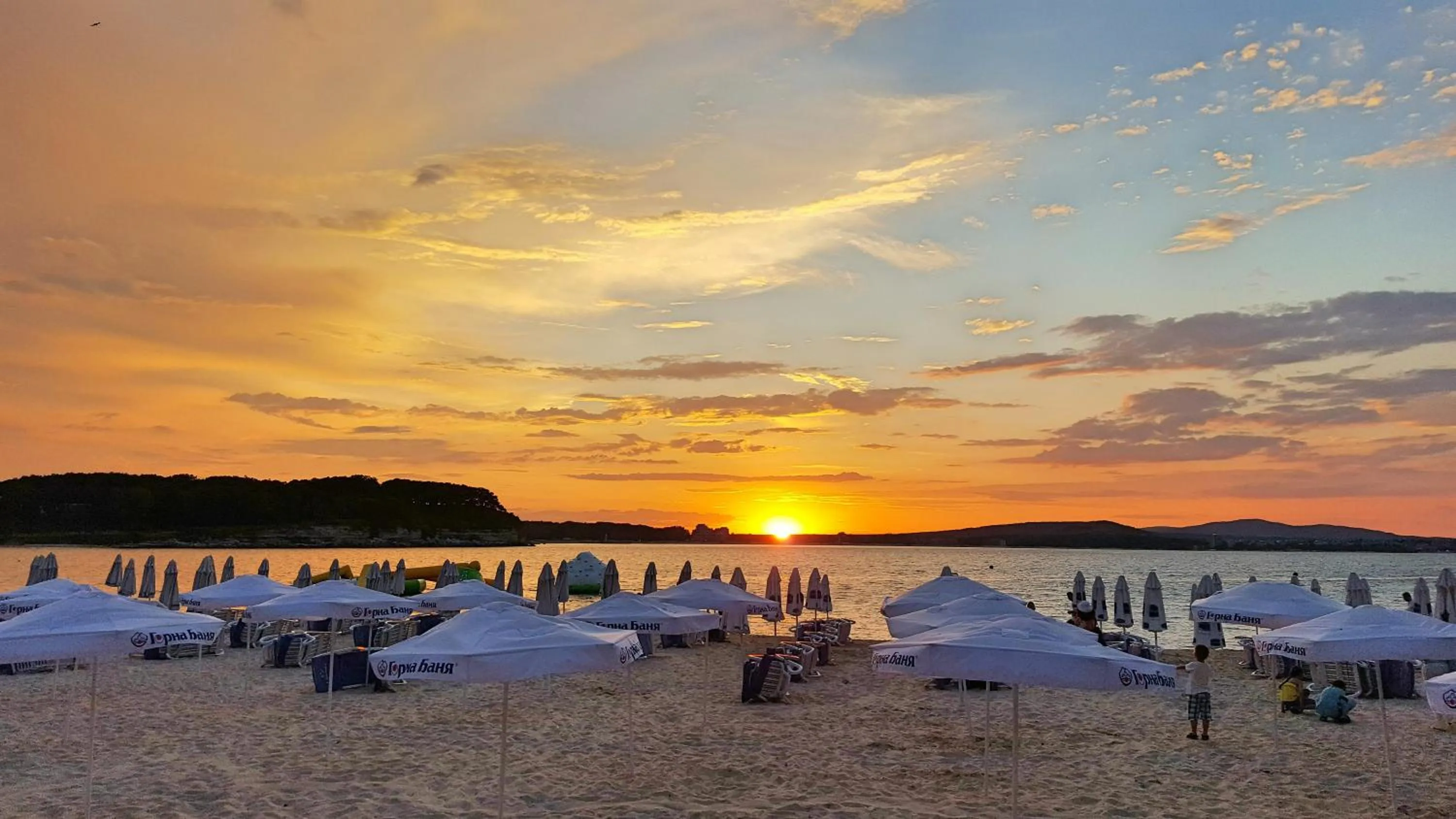 Beach in Atliman Beach Park Hotel