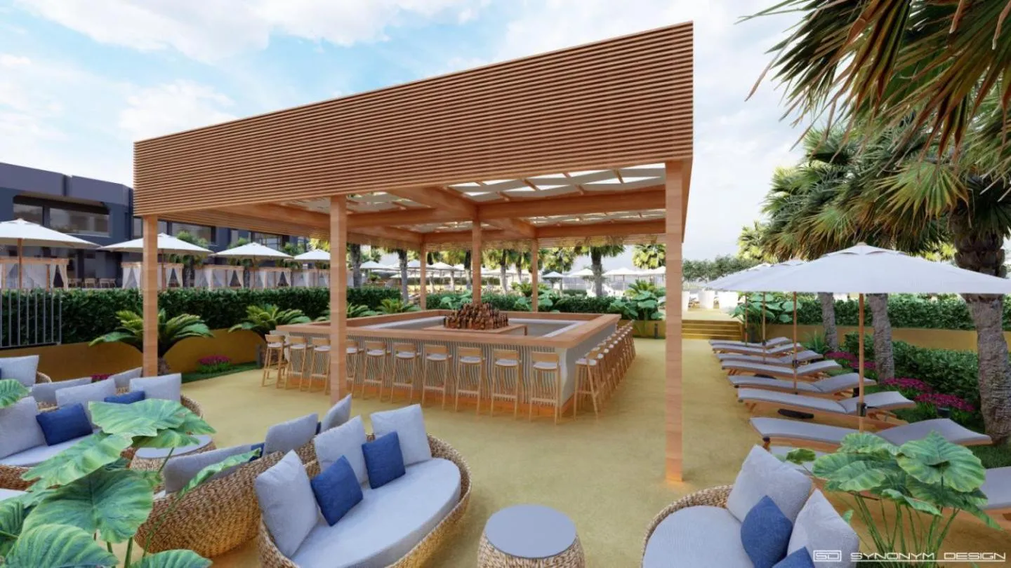 Pool view in Atliman Beach Park Hotel