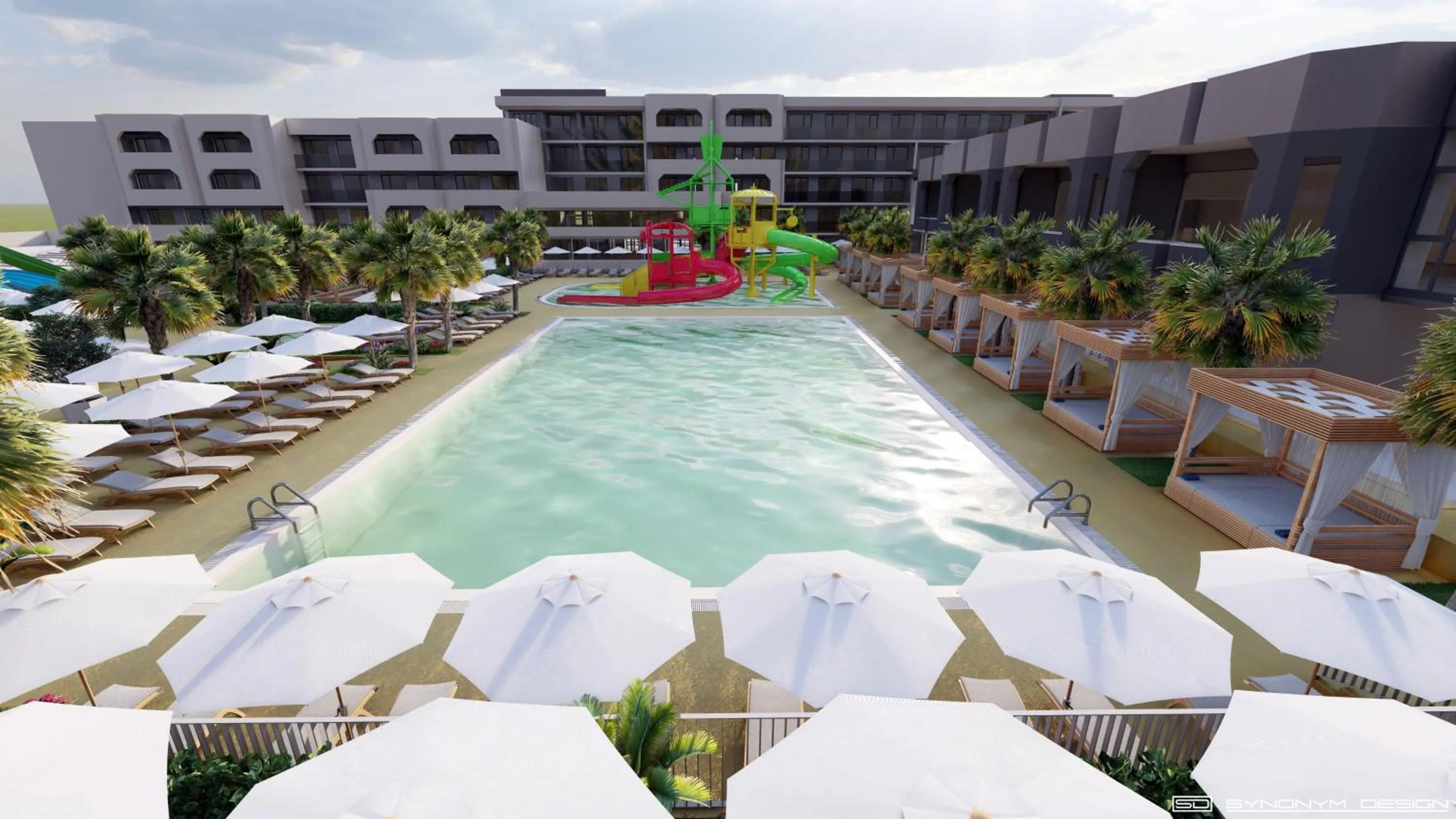 Property building in Atliman Beach Resort