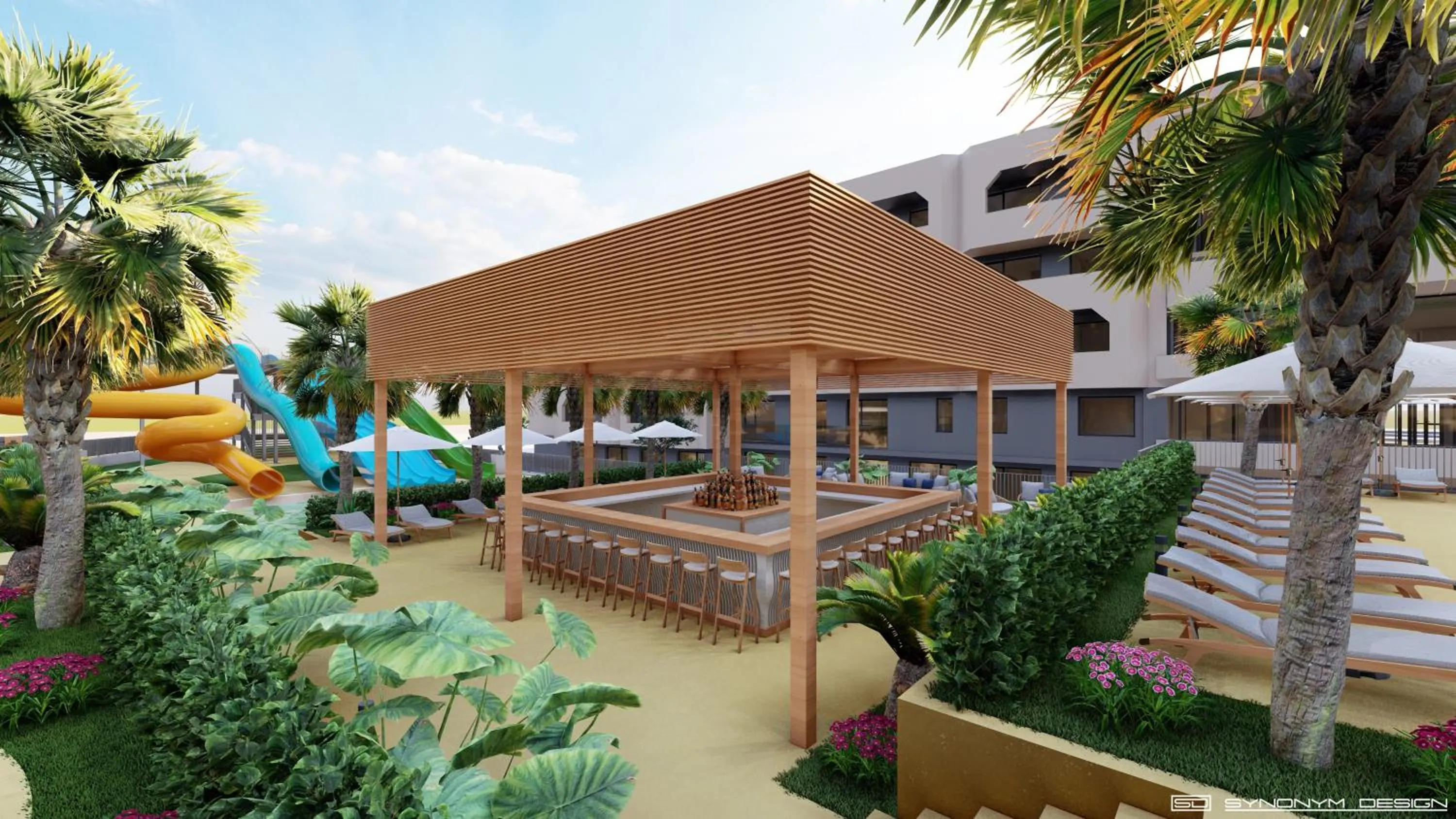 Patio in Atliman Beach Resort