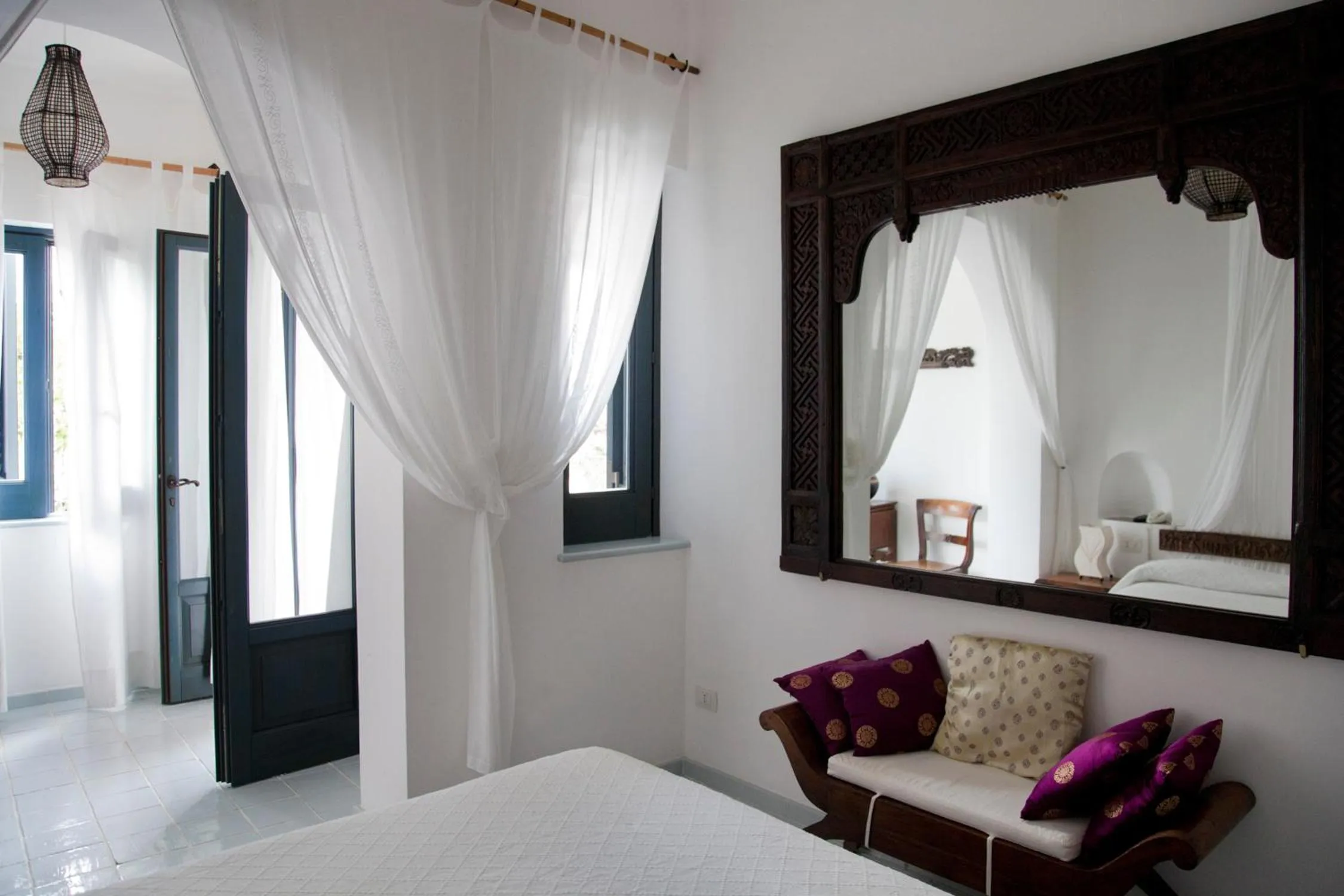 Bed in Quartara Boutique Hotel
