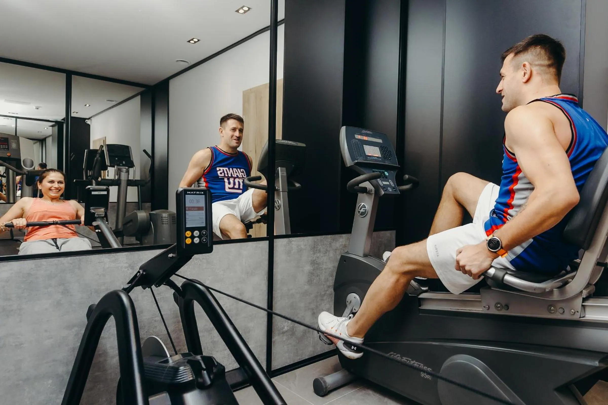 Fitness centre/facilities in Rezydencja AQUA by GRANO