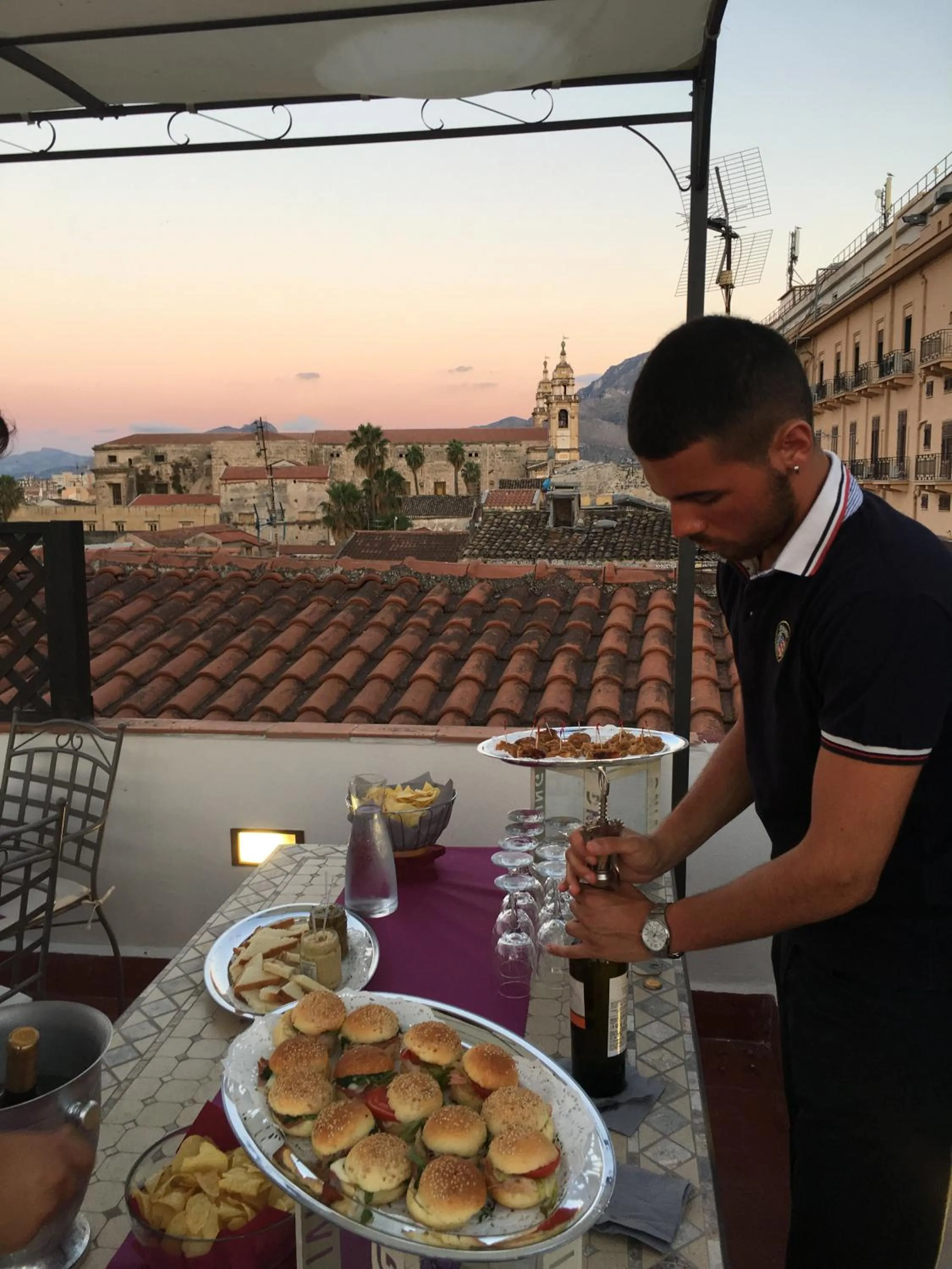 Balcony/Terrace in Hotel Posta