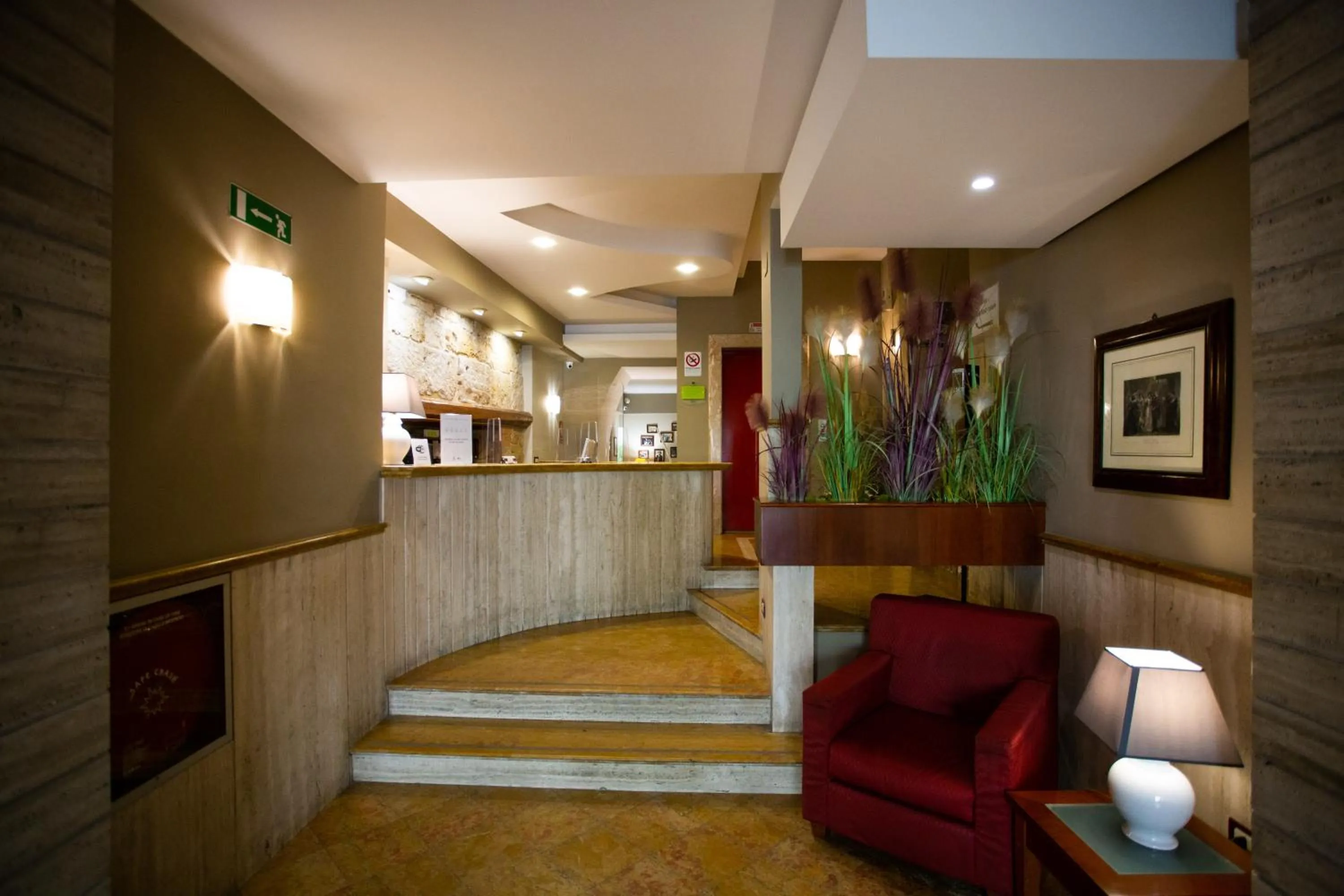 Lobby or reception in Hotel Posta