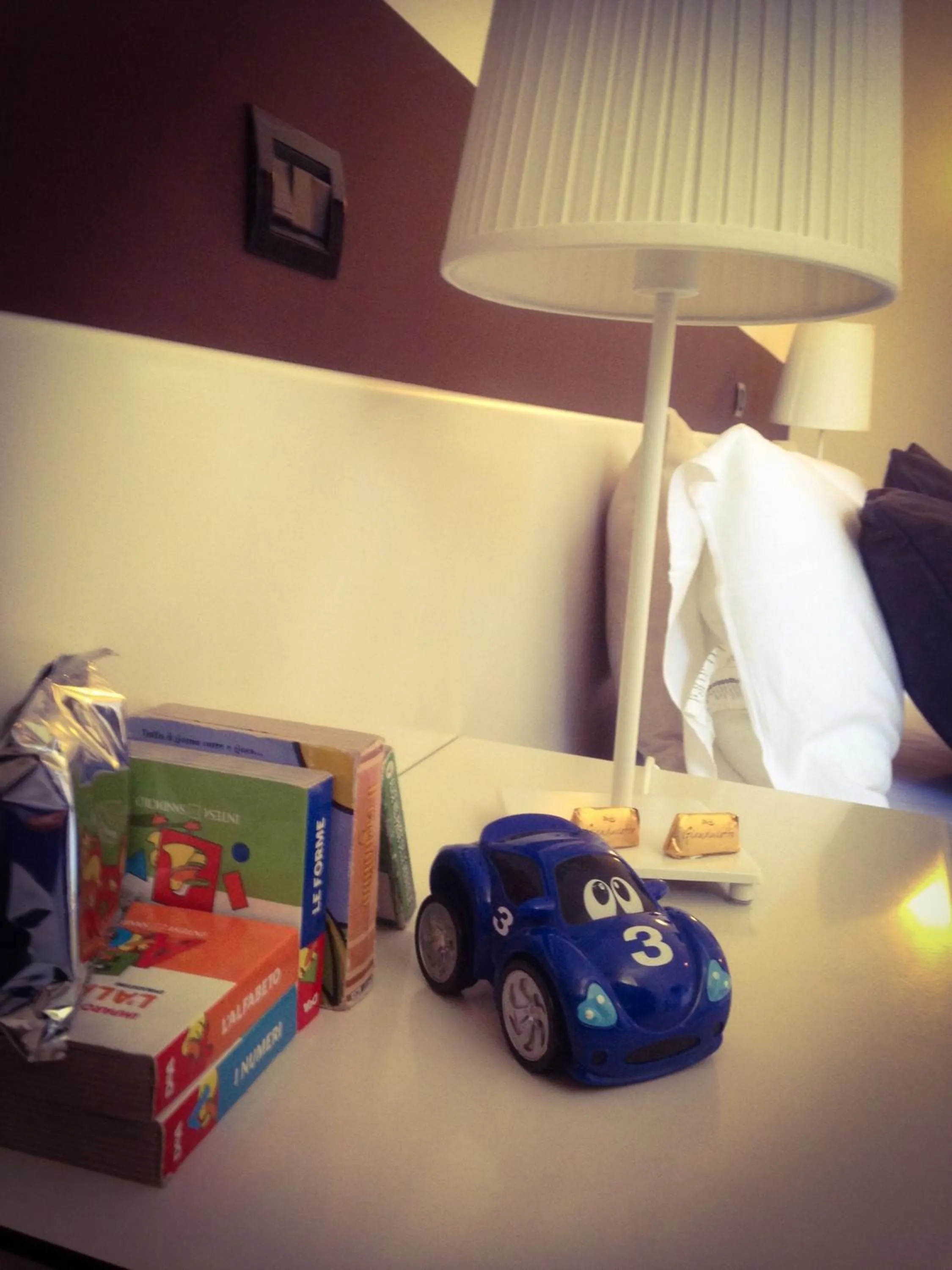 Decorative detail, Bed in Hotel Posta