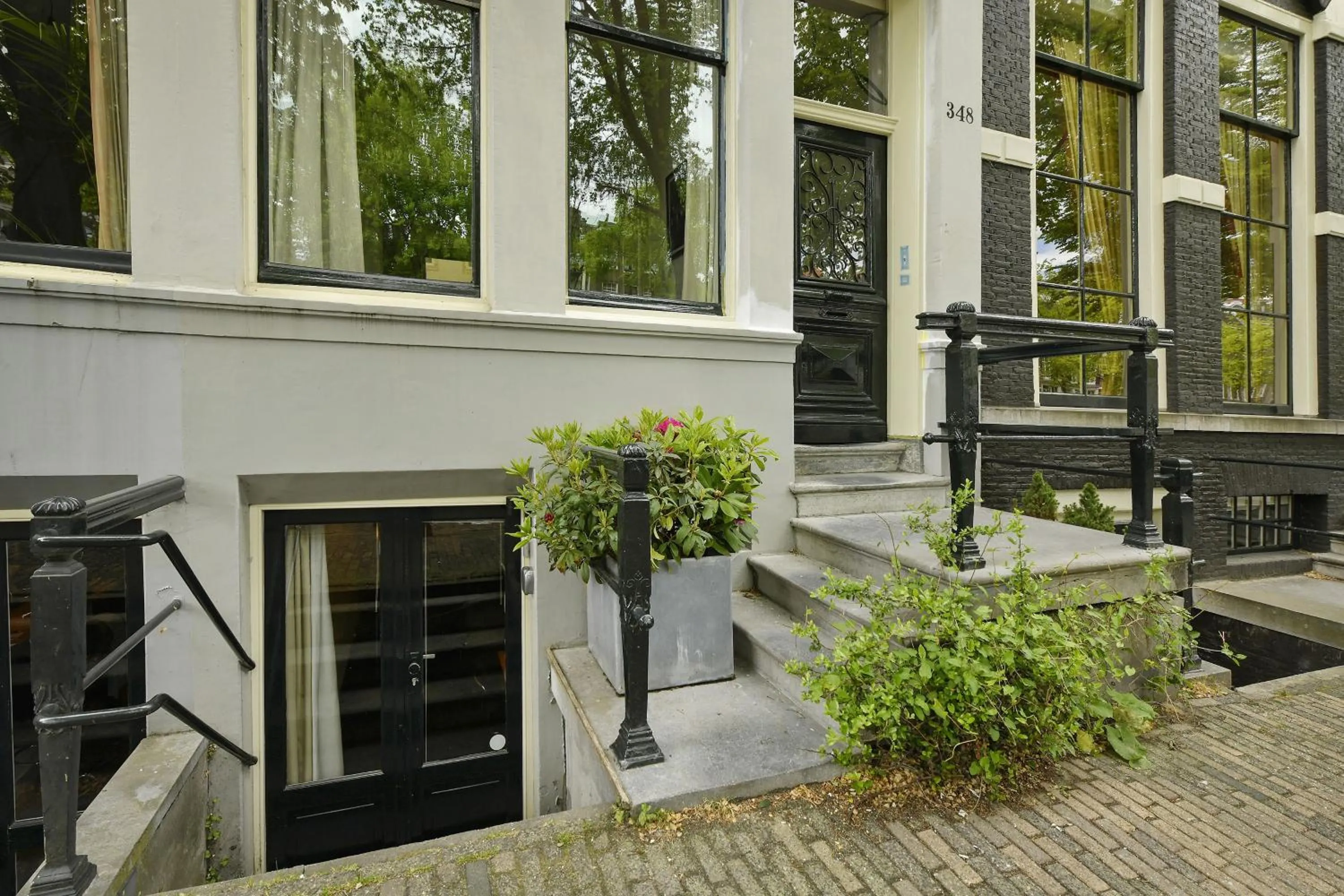 Patio in Luxueuze Studio Herengracht
