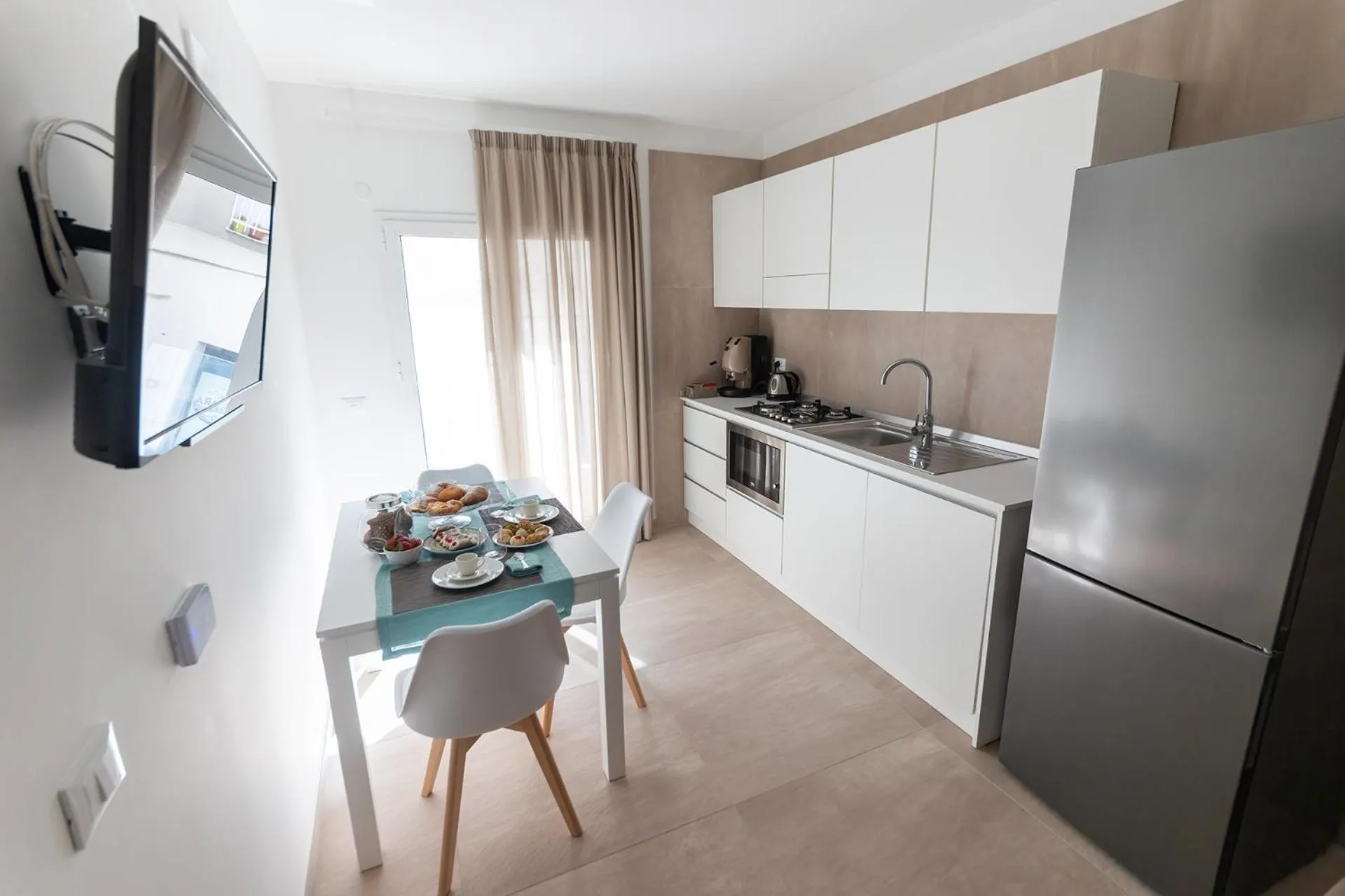 Kitchen or kitchenette in Alta Marea Sea Apartments