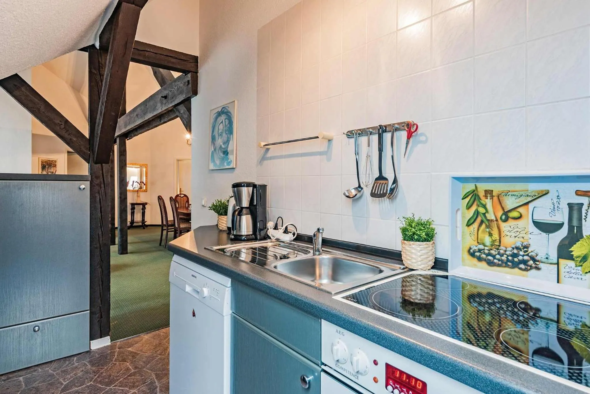 Kitchen or kitchenette in Strandvilla Imperator