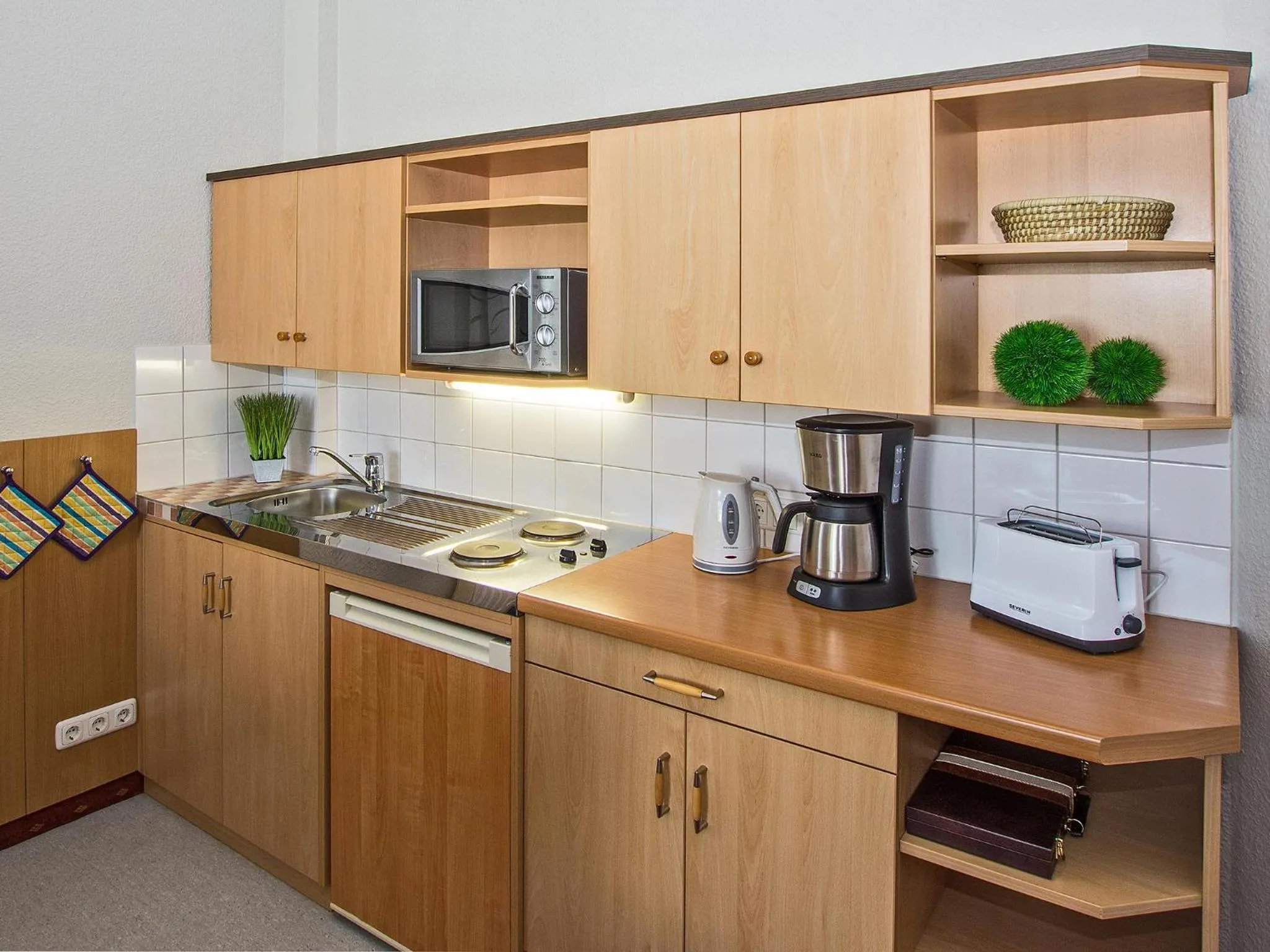 Kitchen or kitchenette in Strandvilla Imperator