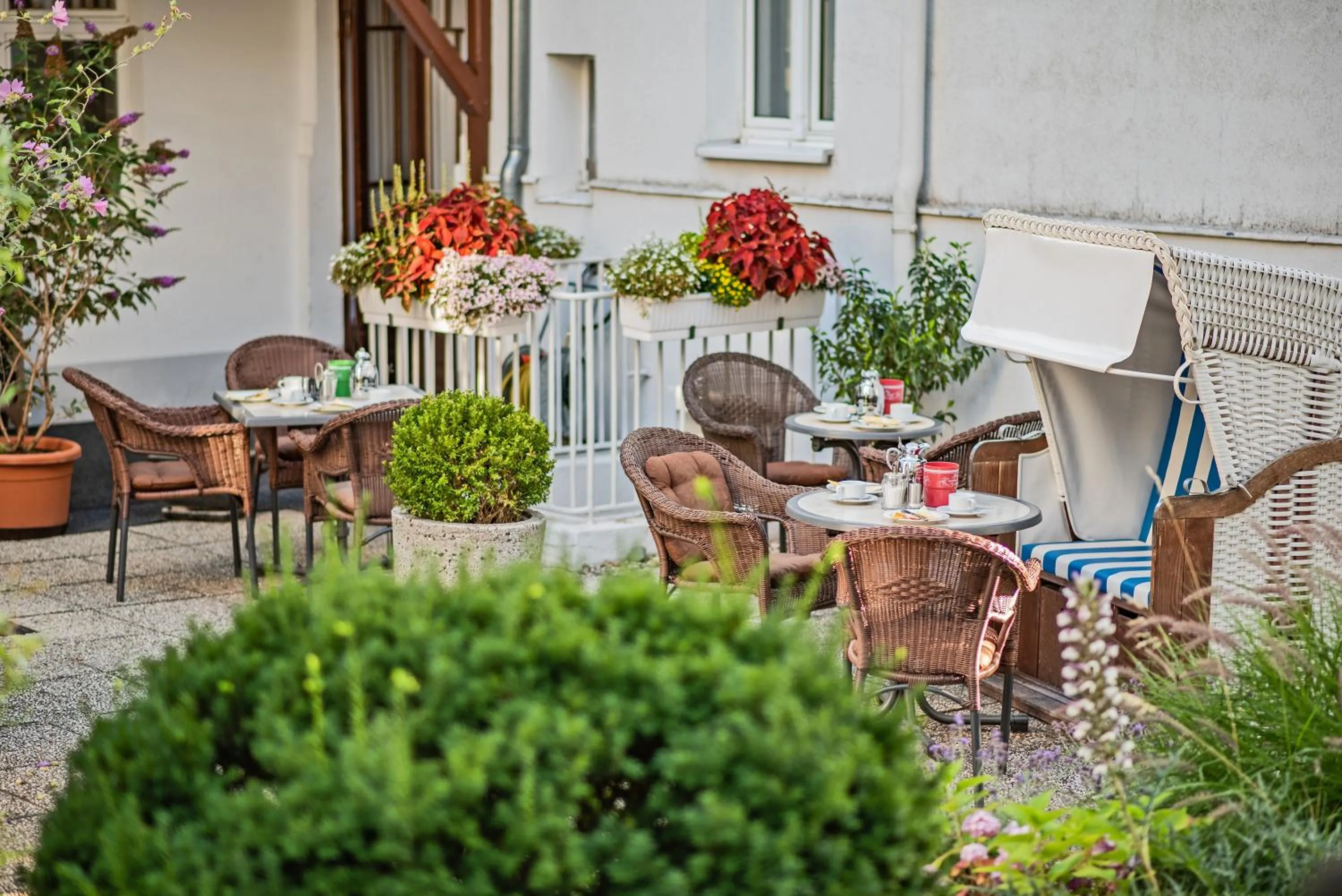 Balcony/Terrace in Strandvilla Imperator