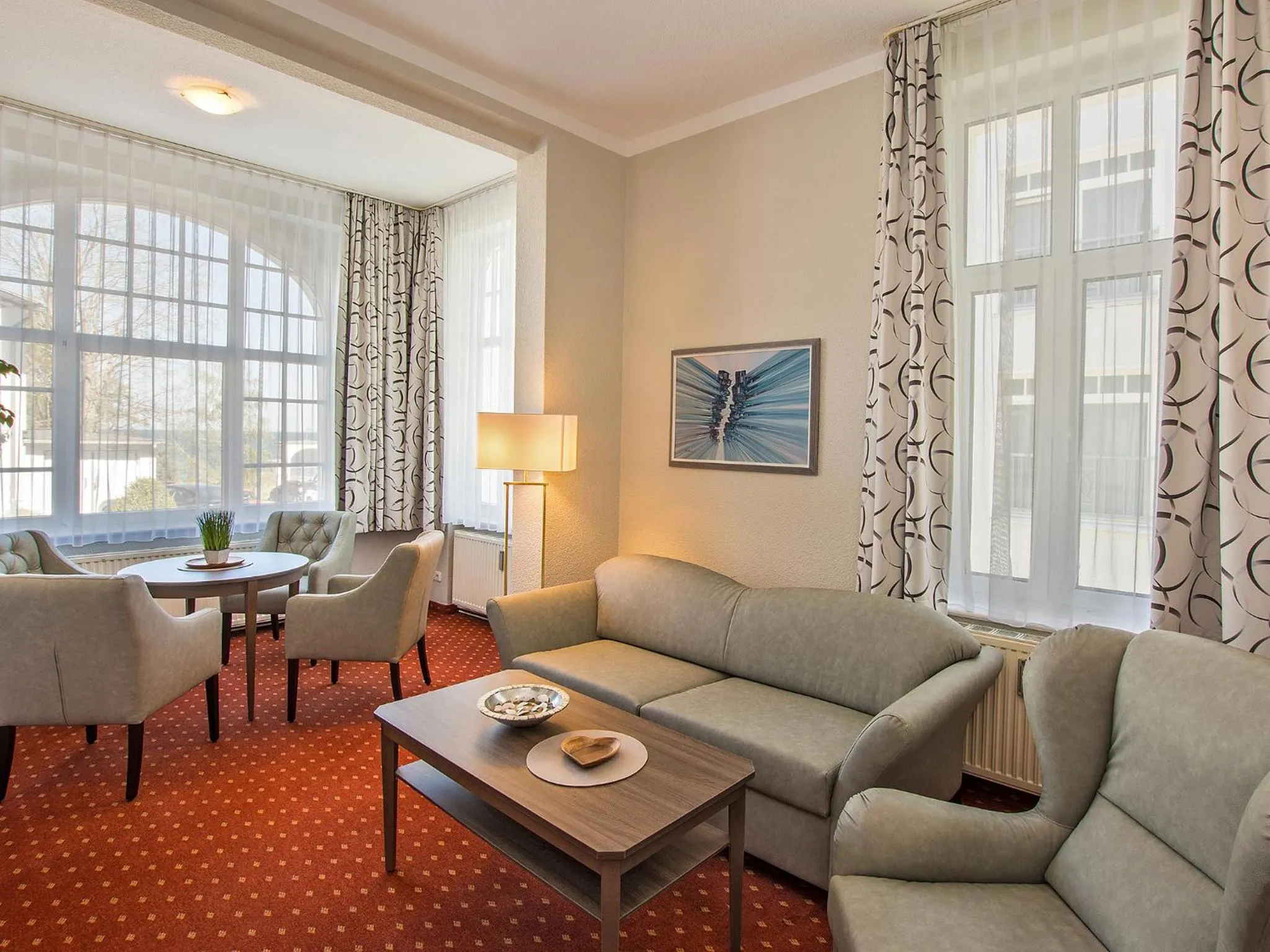 Living room in Strandvilla Imperator