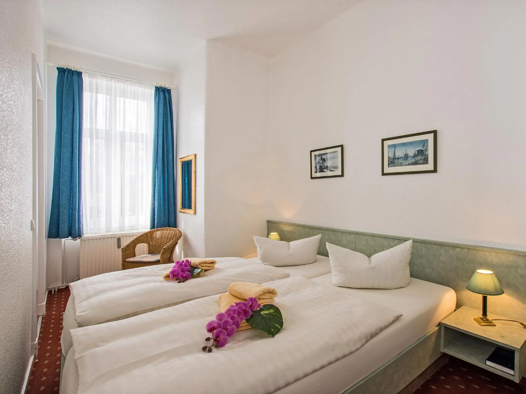 Bedroom, Bed in Strandvilla Imperator