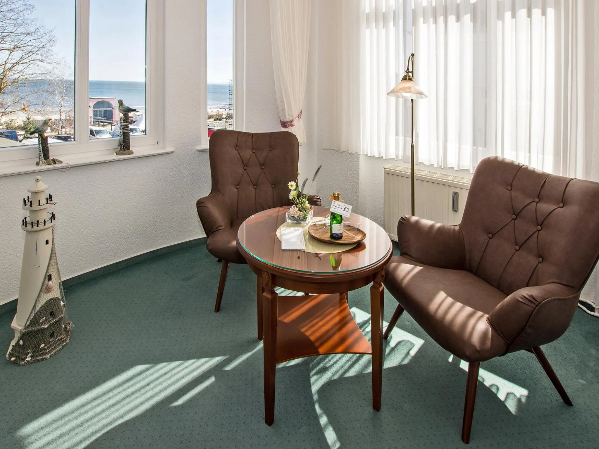 Seating area in Strandvilla Imperator