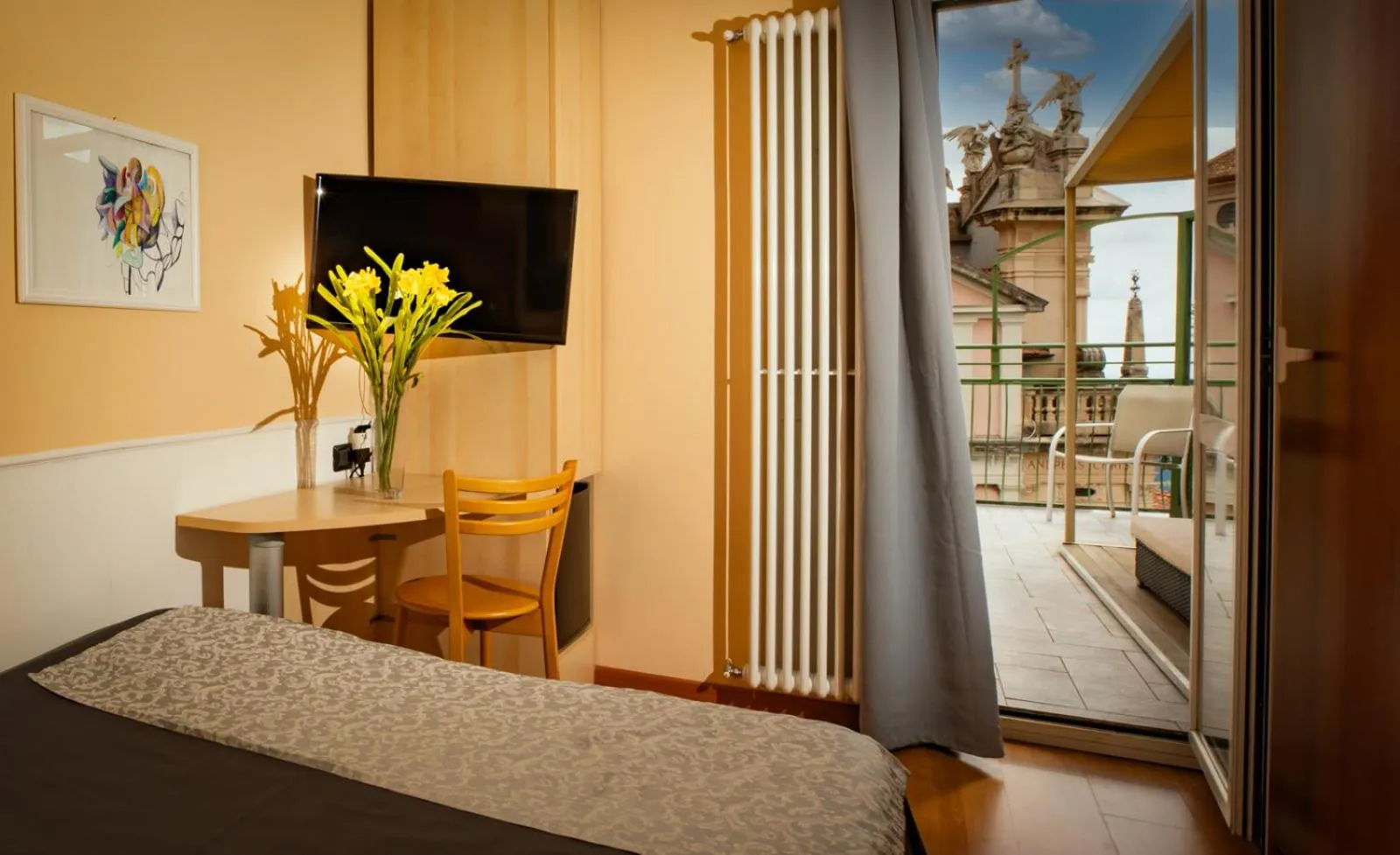 Balcony/Terrace in Hotel Vista Lago Como