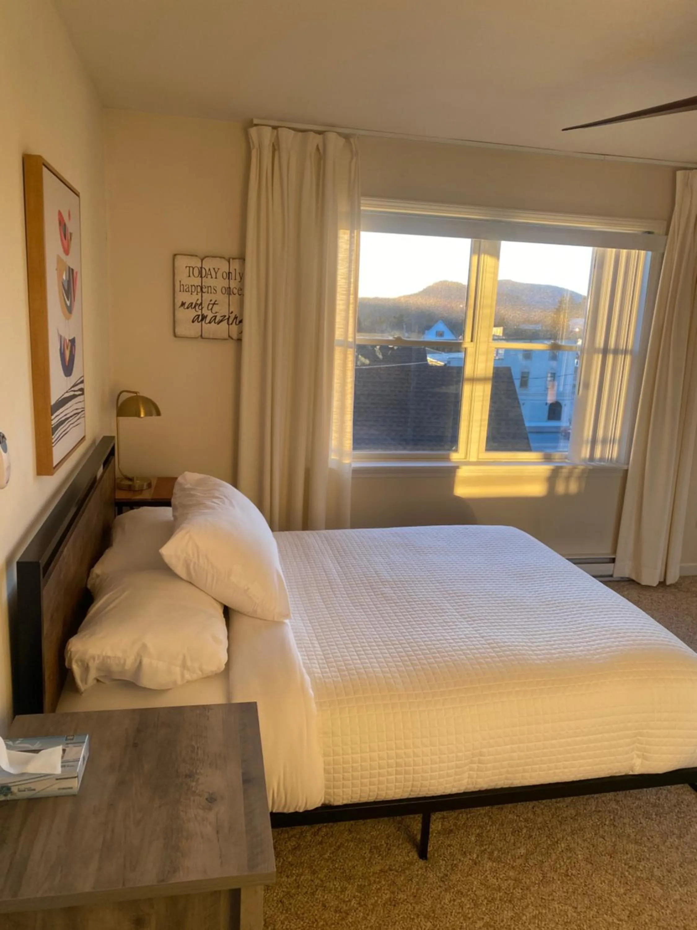 Bed in Central Lake Placid Mountain Views