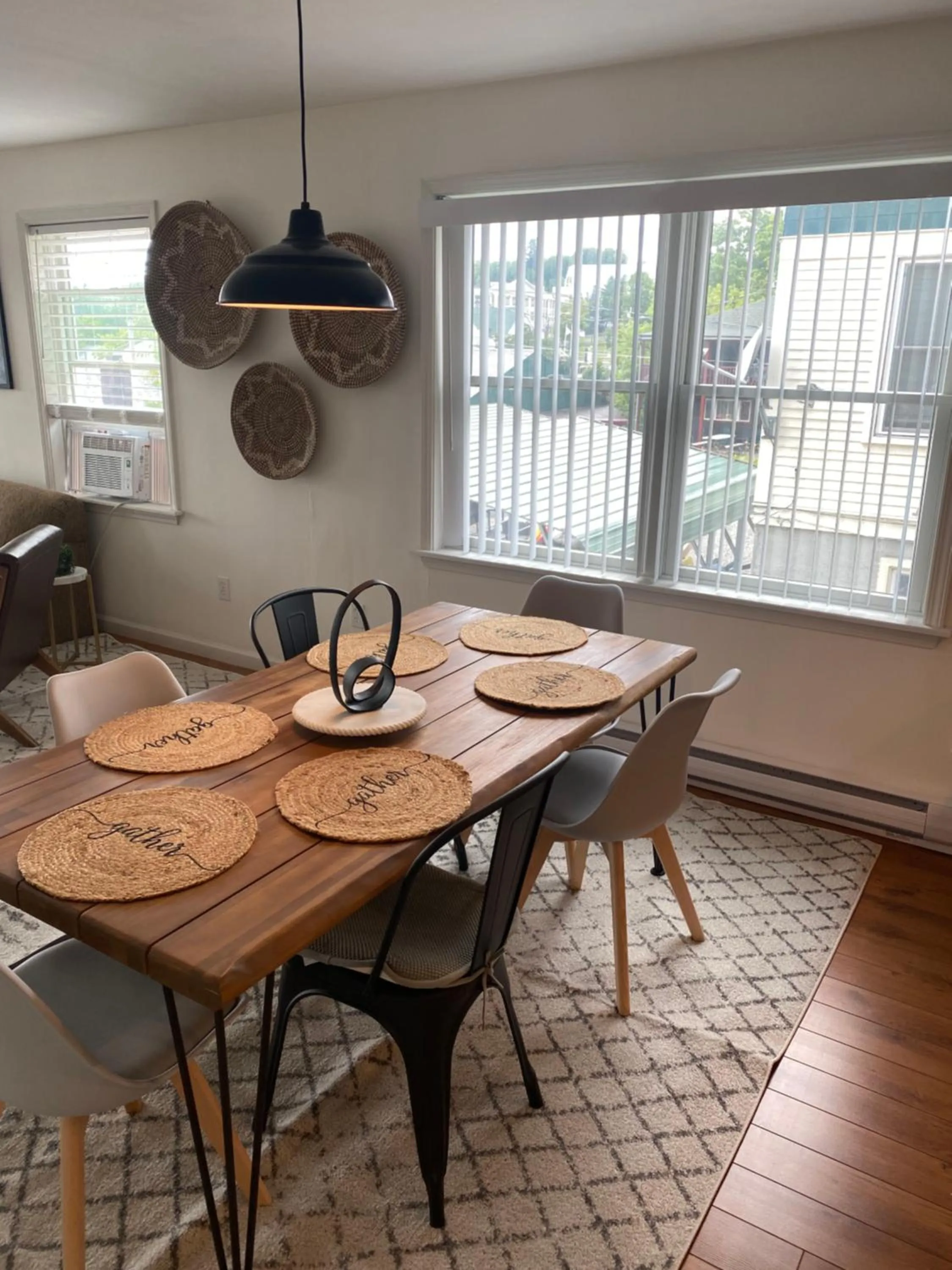 Dining area in Central Lake Placid Mountain Views