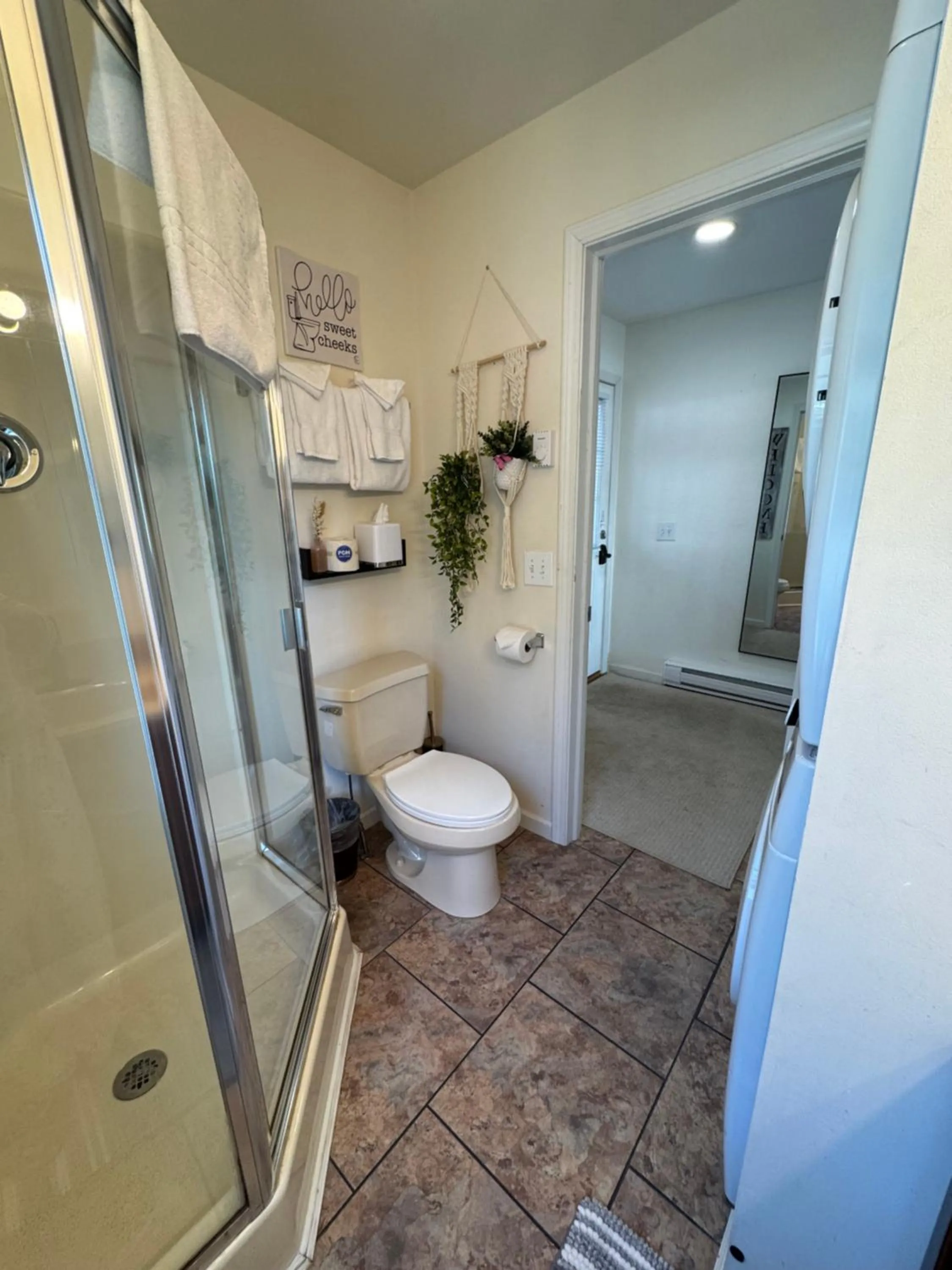 Bathroom in Central Lake Placid Mountain Views