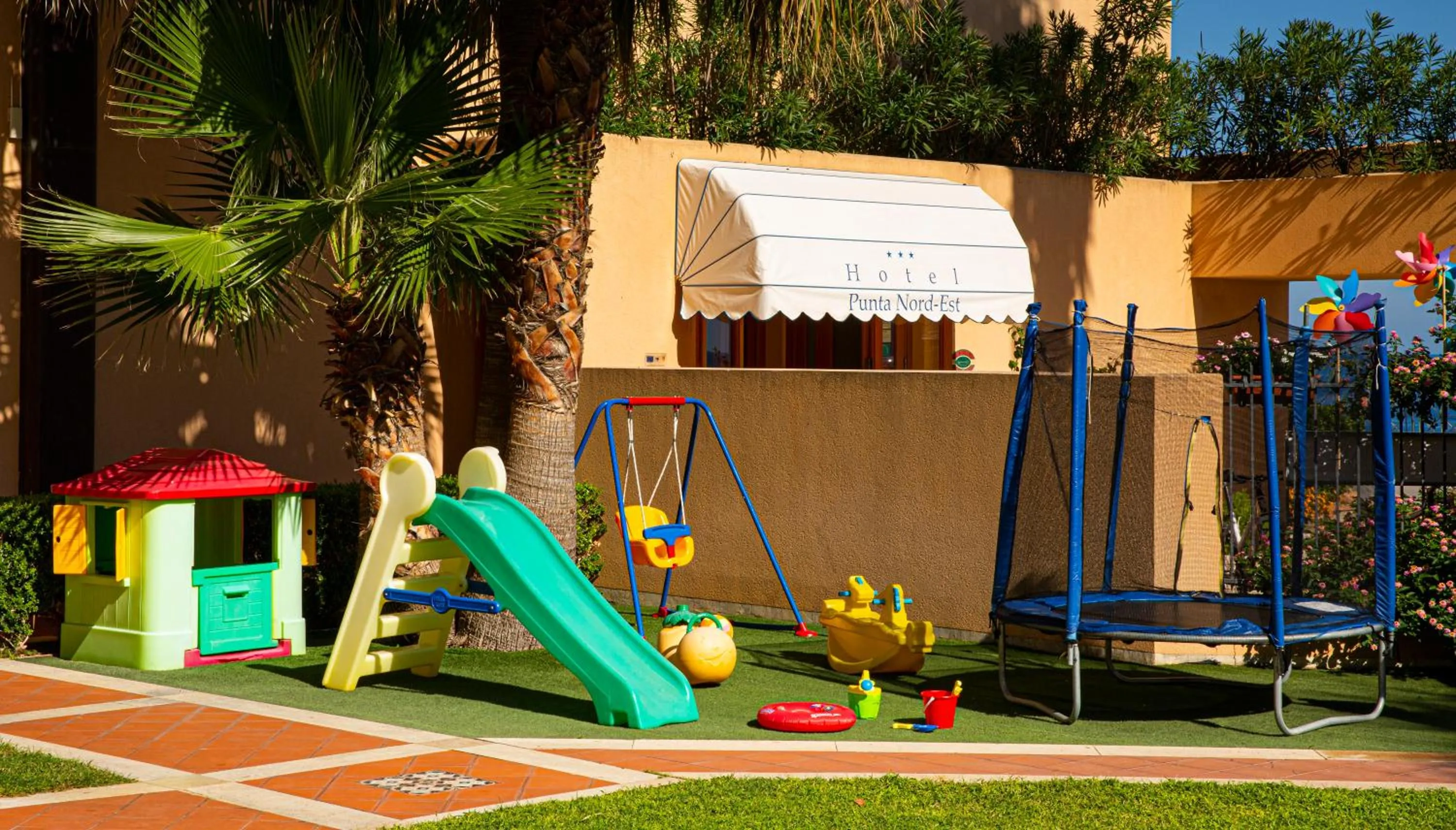 Children play ground in Hotel Punta Nord Est