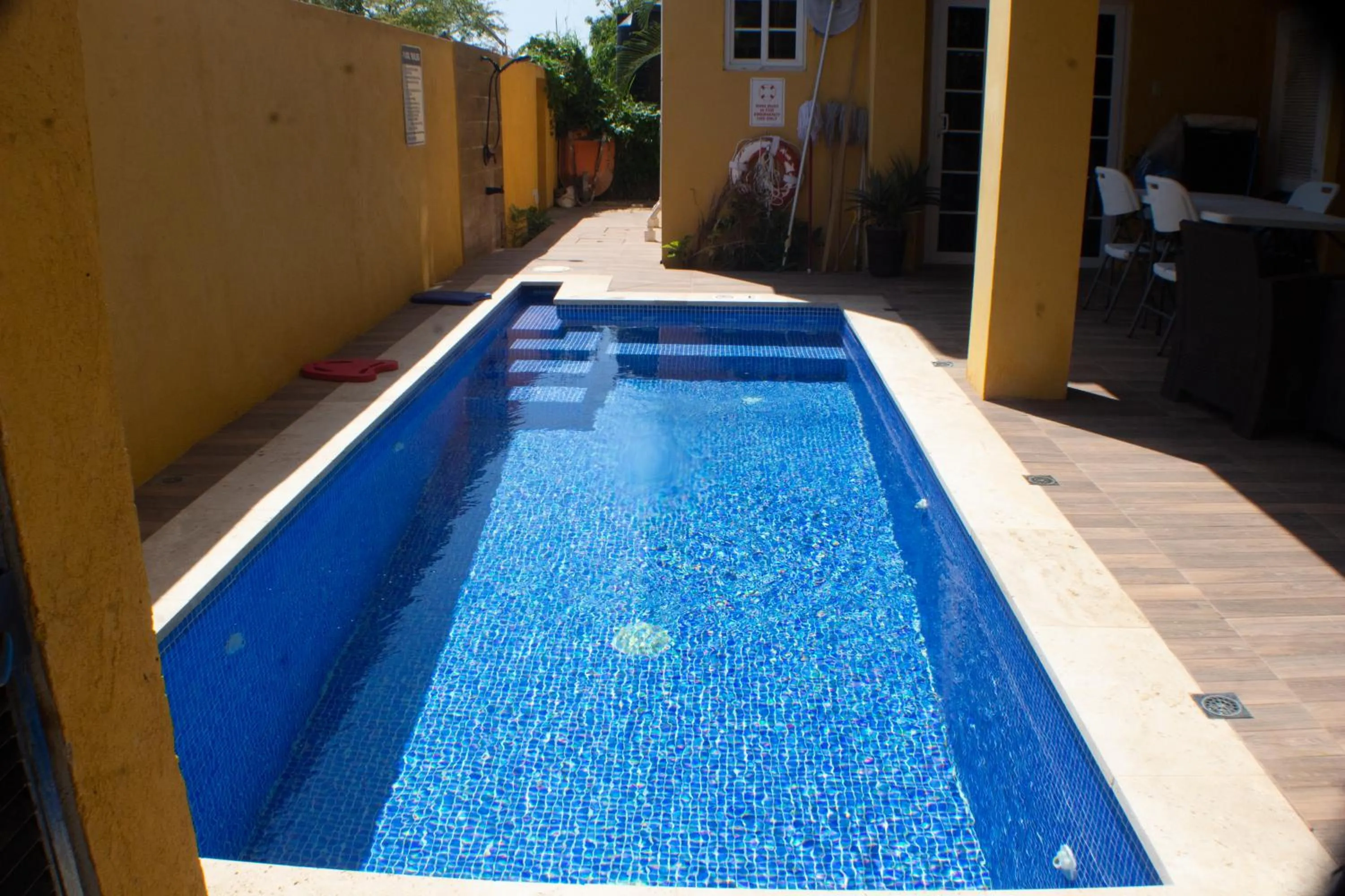 Pool view in The Vista Inn