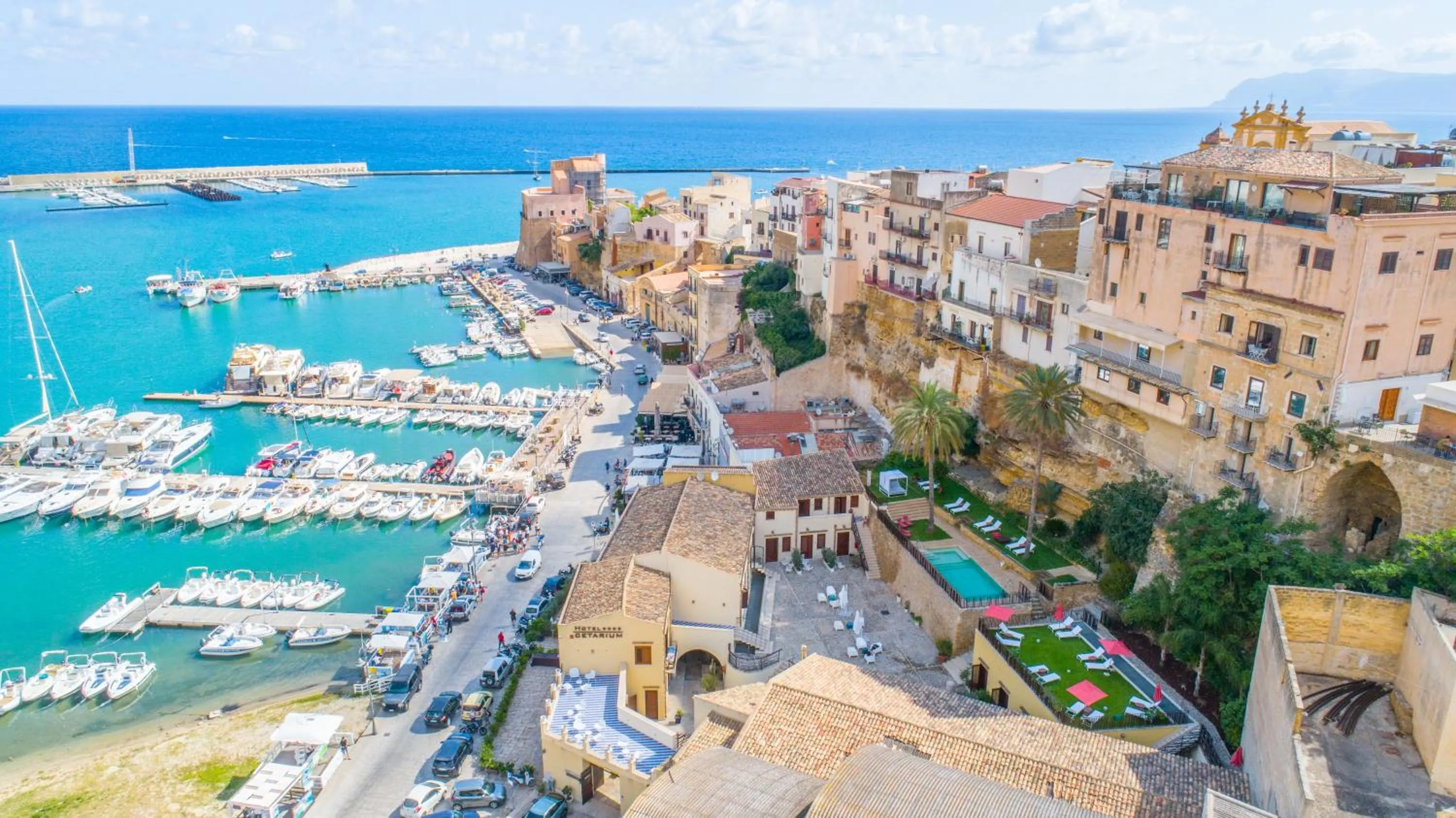 Bird's eye view in Hotel Cetarium