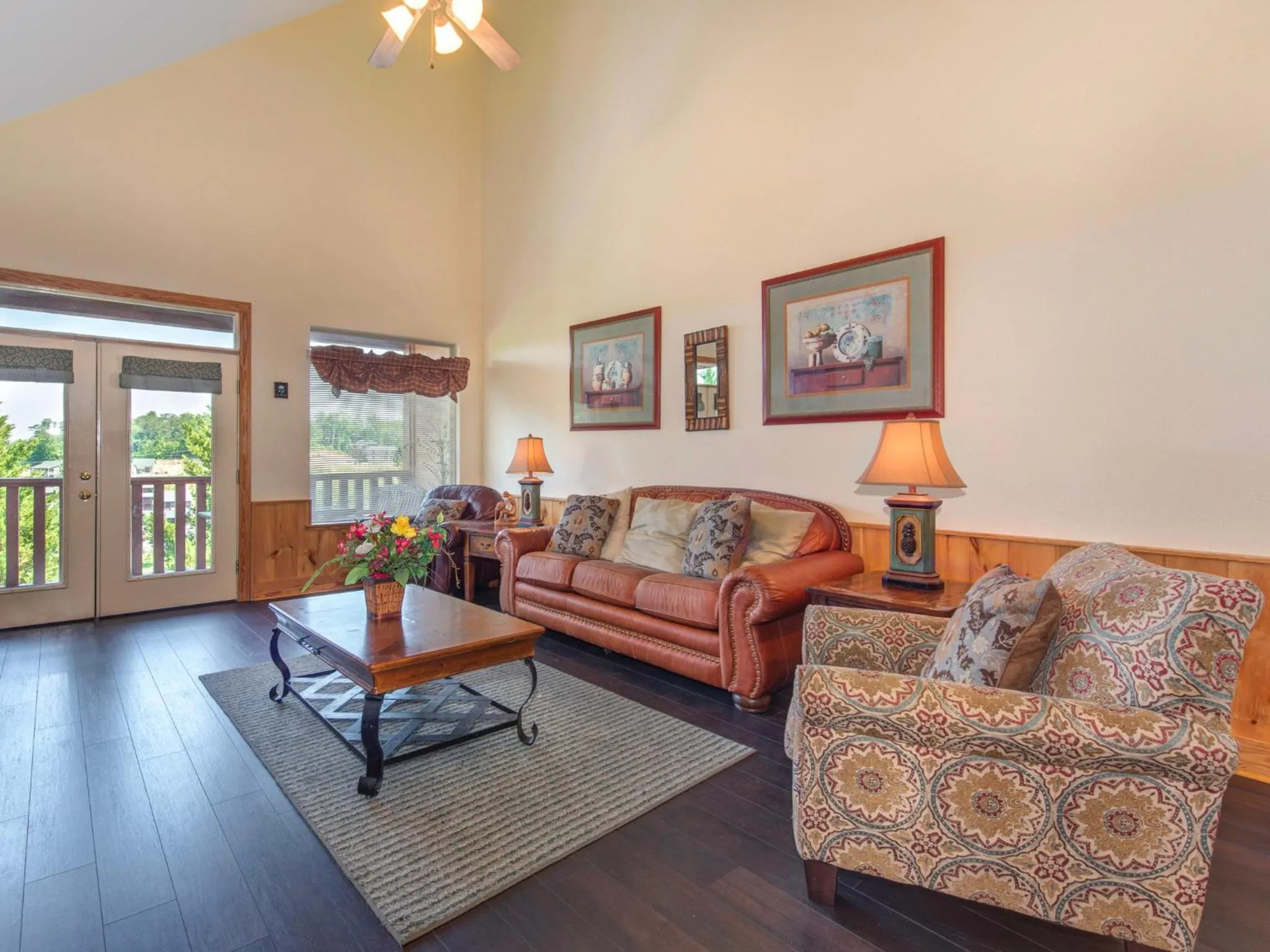 Living room in Mountain Sanctuary 3204