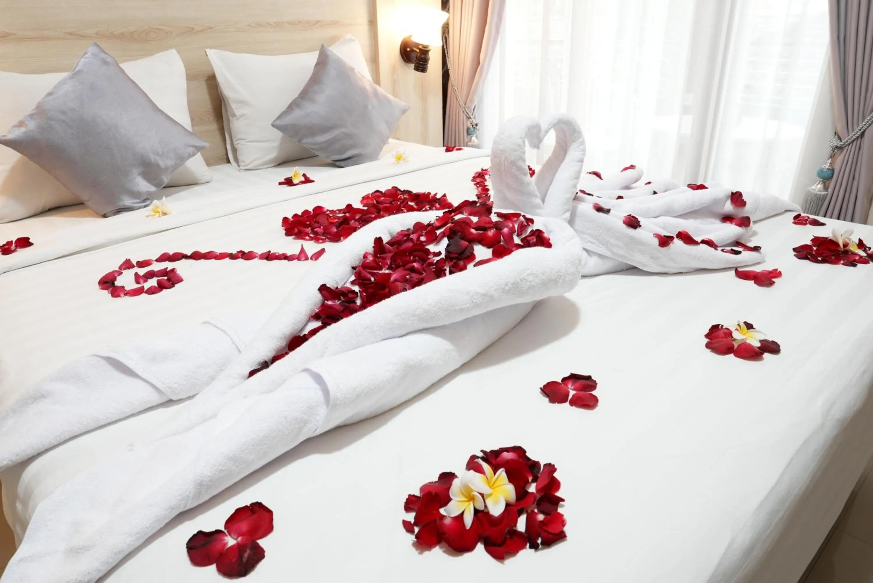 Bed in North Wing Canggu Resort