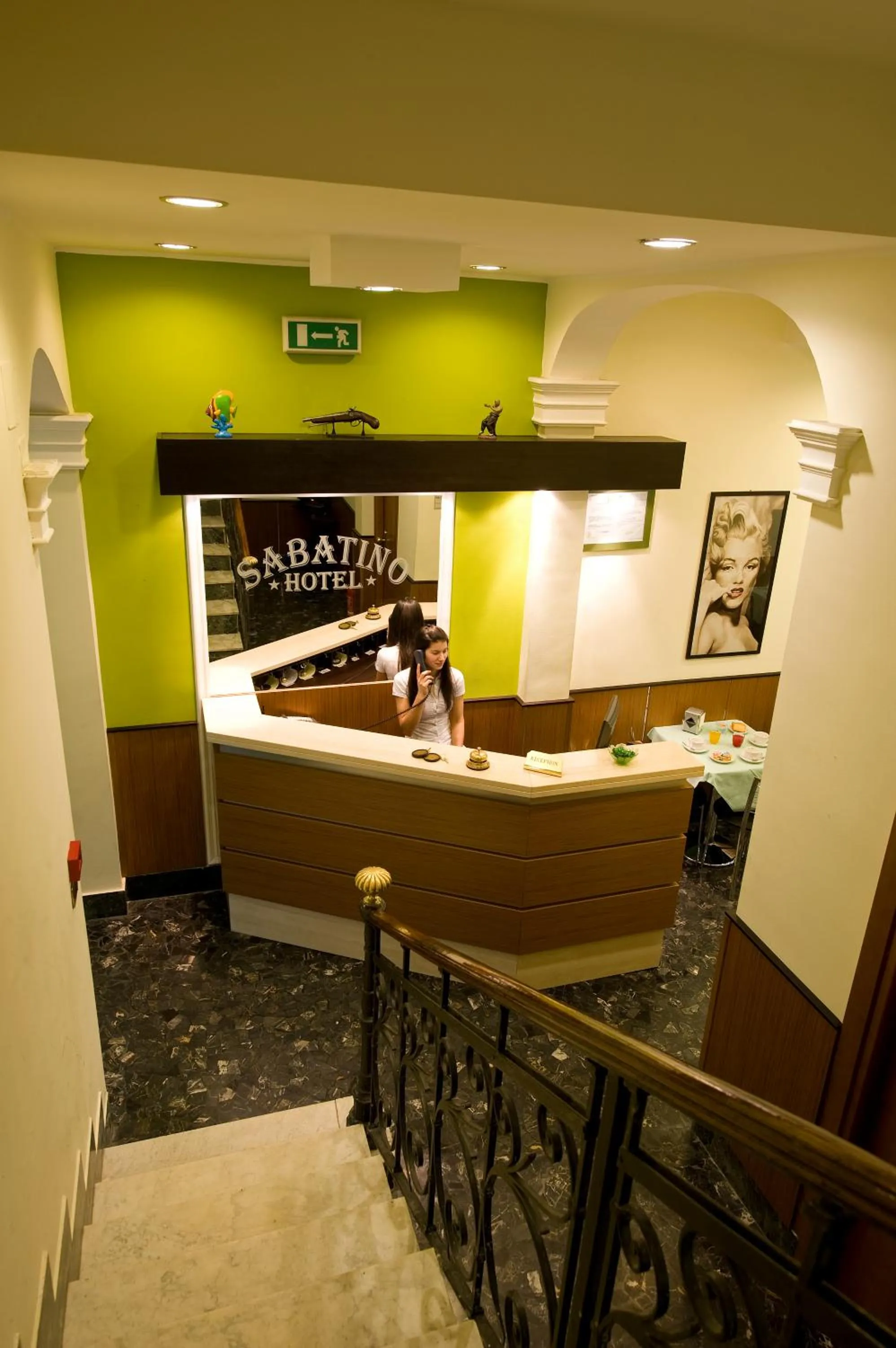 Lobby or reception in Hotel Sabatino Milan