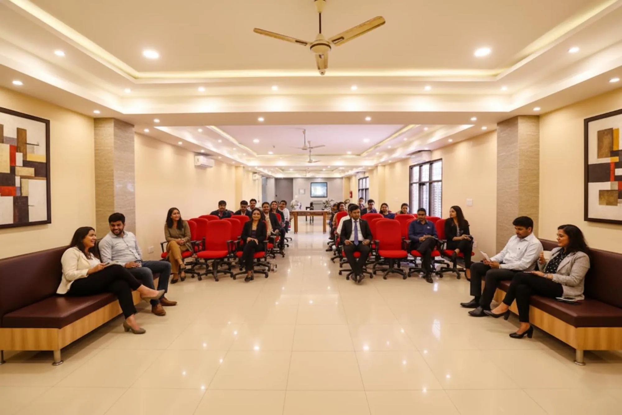 Meeting/conference room in Via GK Residency