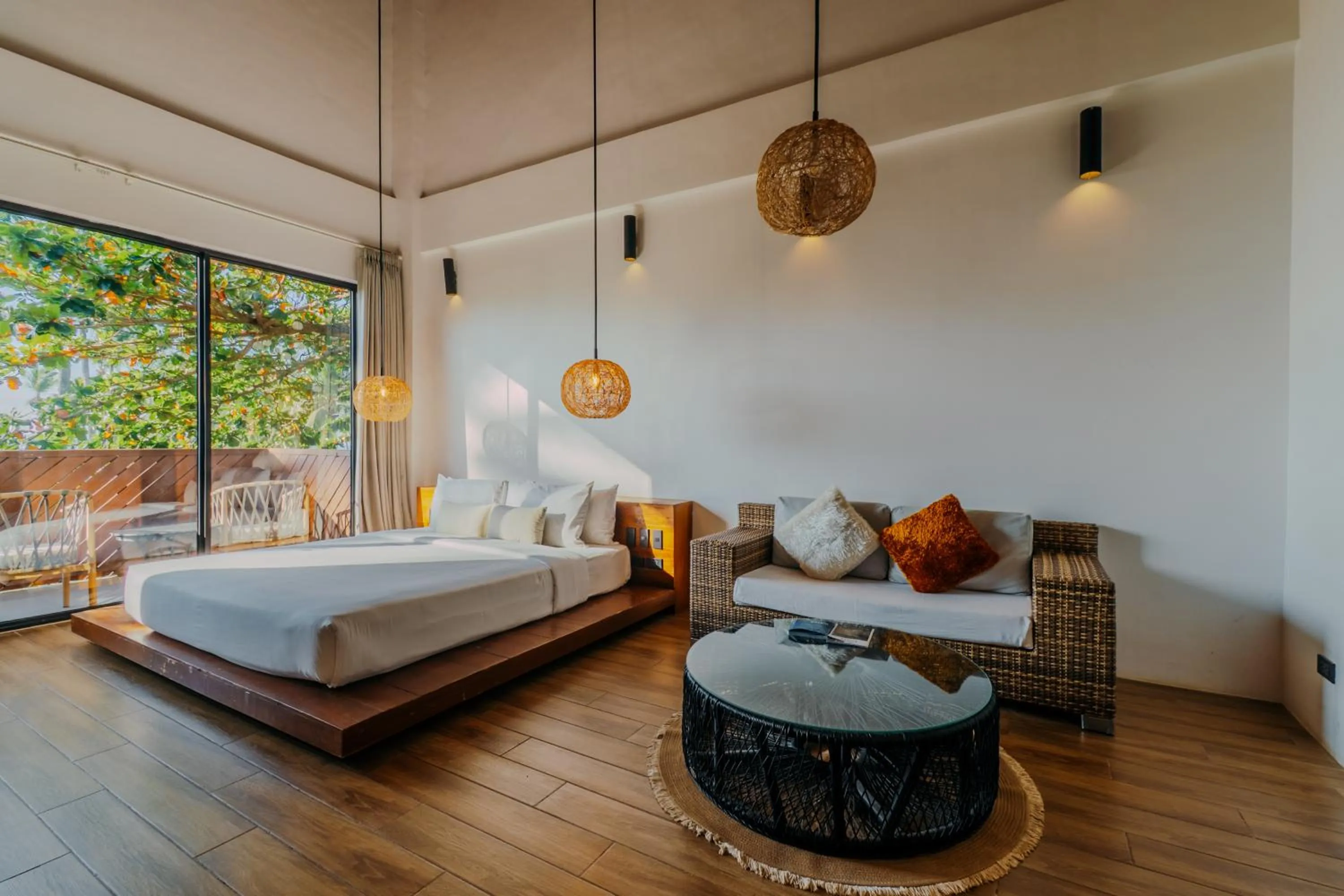 Bed in Nacpan Beach Resort Managed by H Hospitality Group