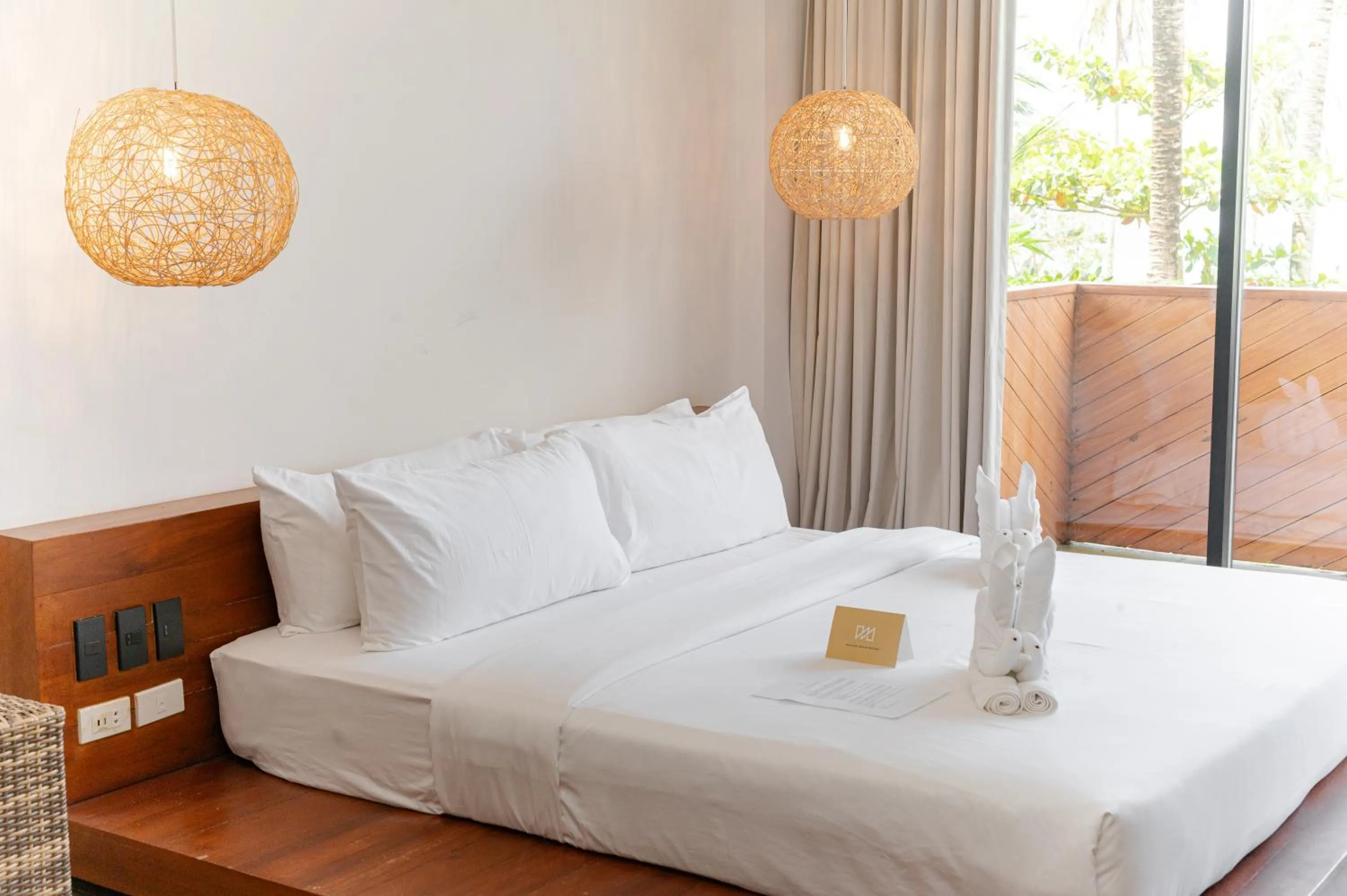 Bed in Nacpan Beach Resort Managed by H Hospitality Group