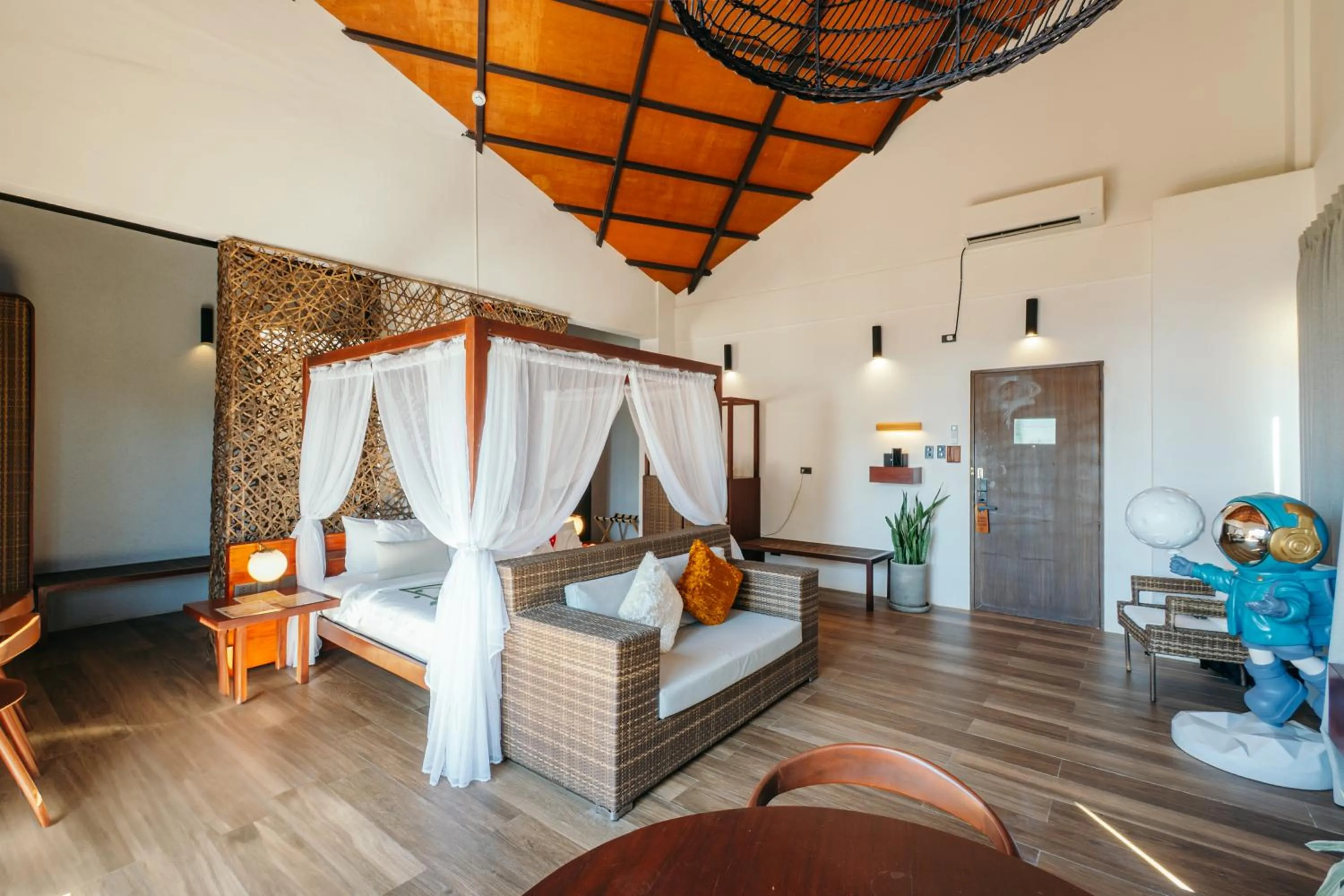Bed in Nacpan Beach Resort Managed by H Hospitality Group