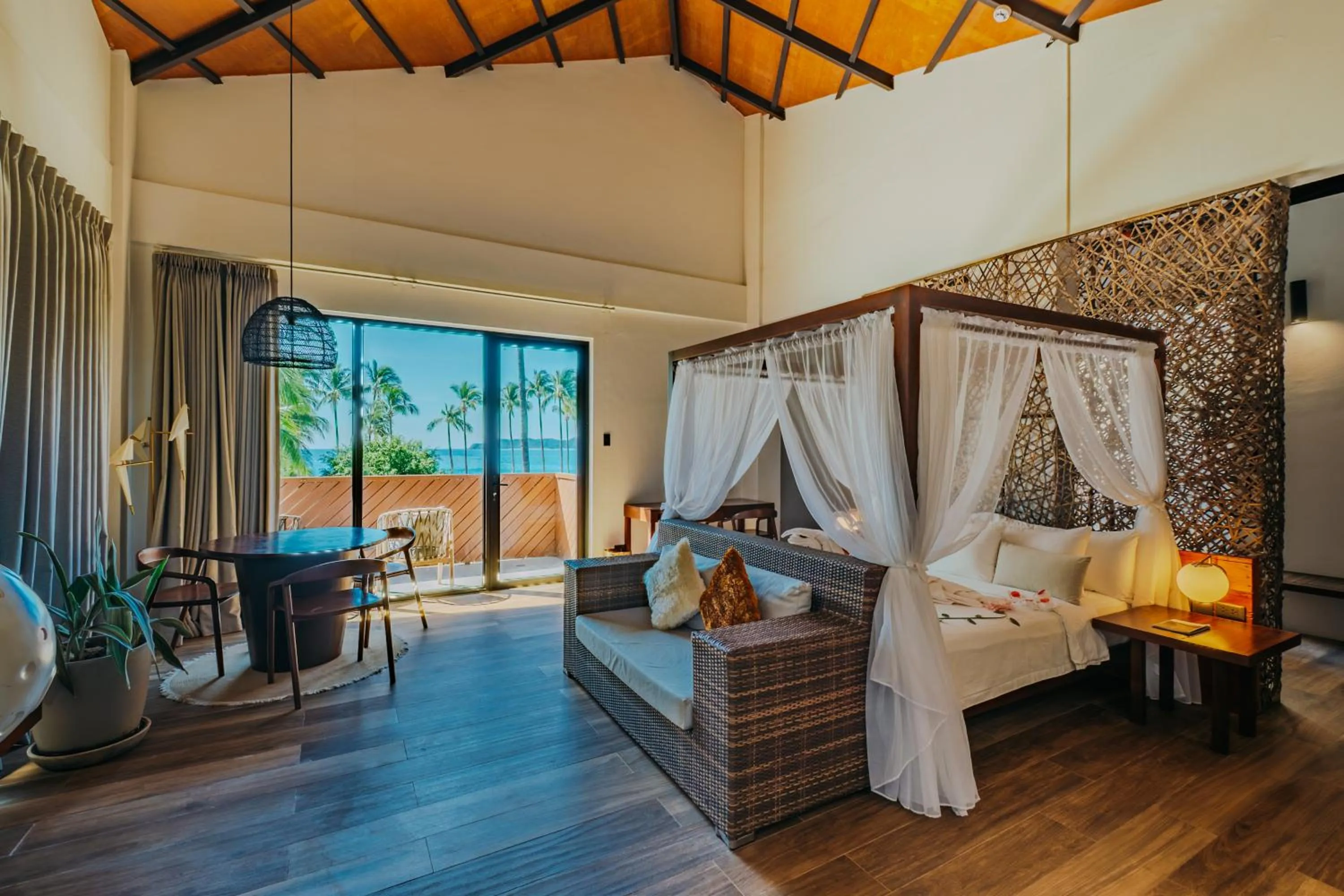 Bed in Nacpan Beach Resort Managed by H Hospitality Group