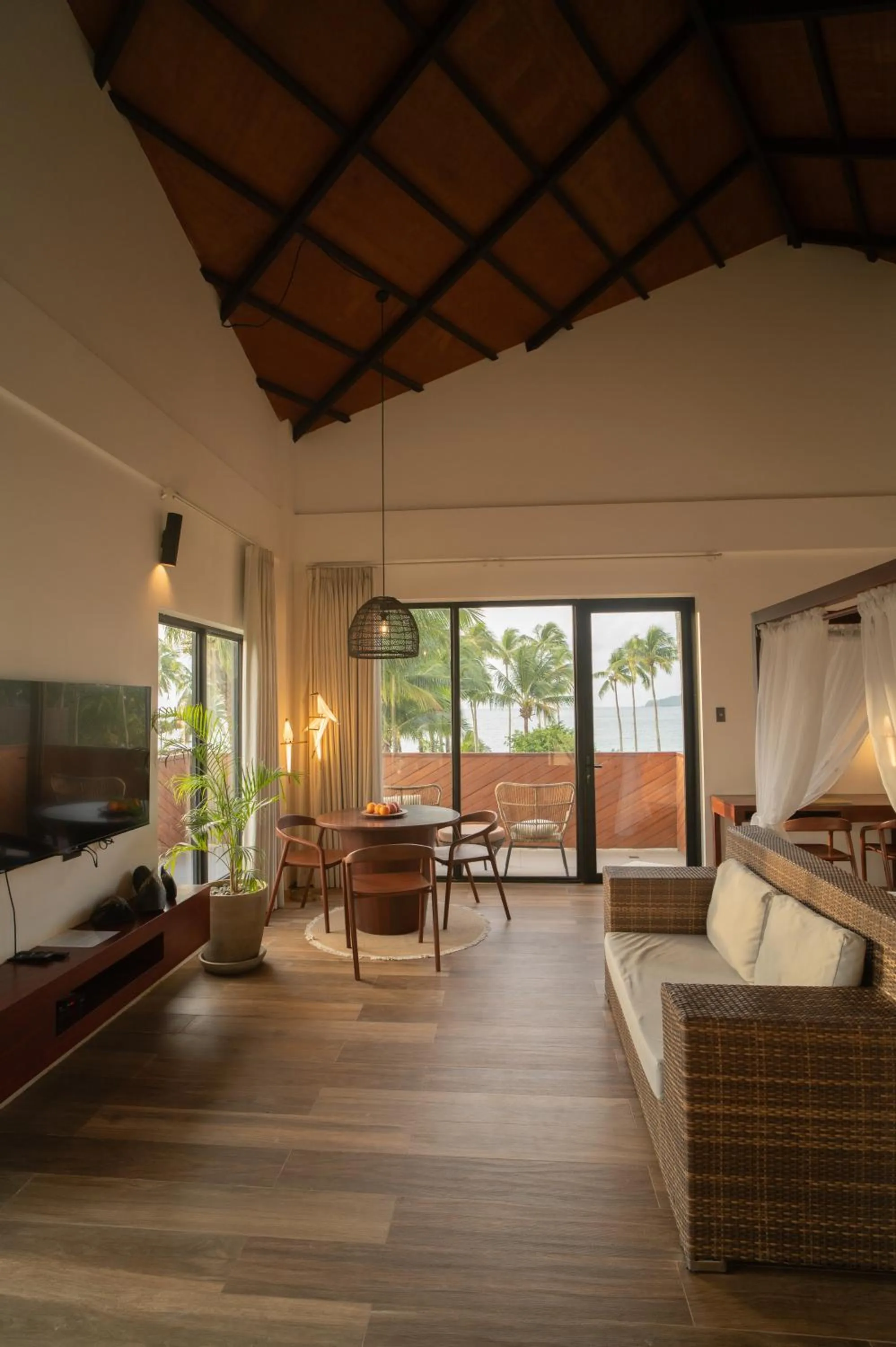 Bed in Nacpan Beach Resort Managed by H Hospitality Group