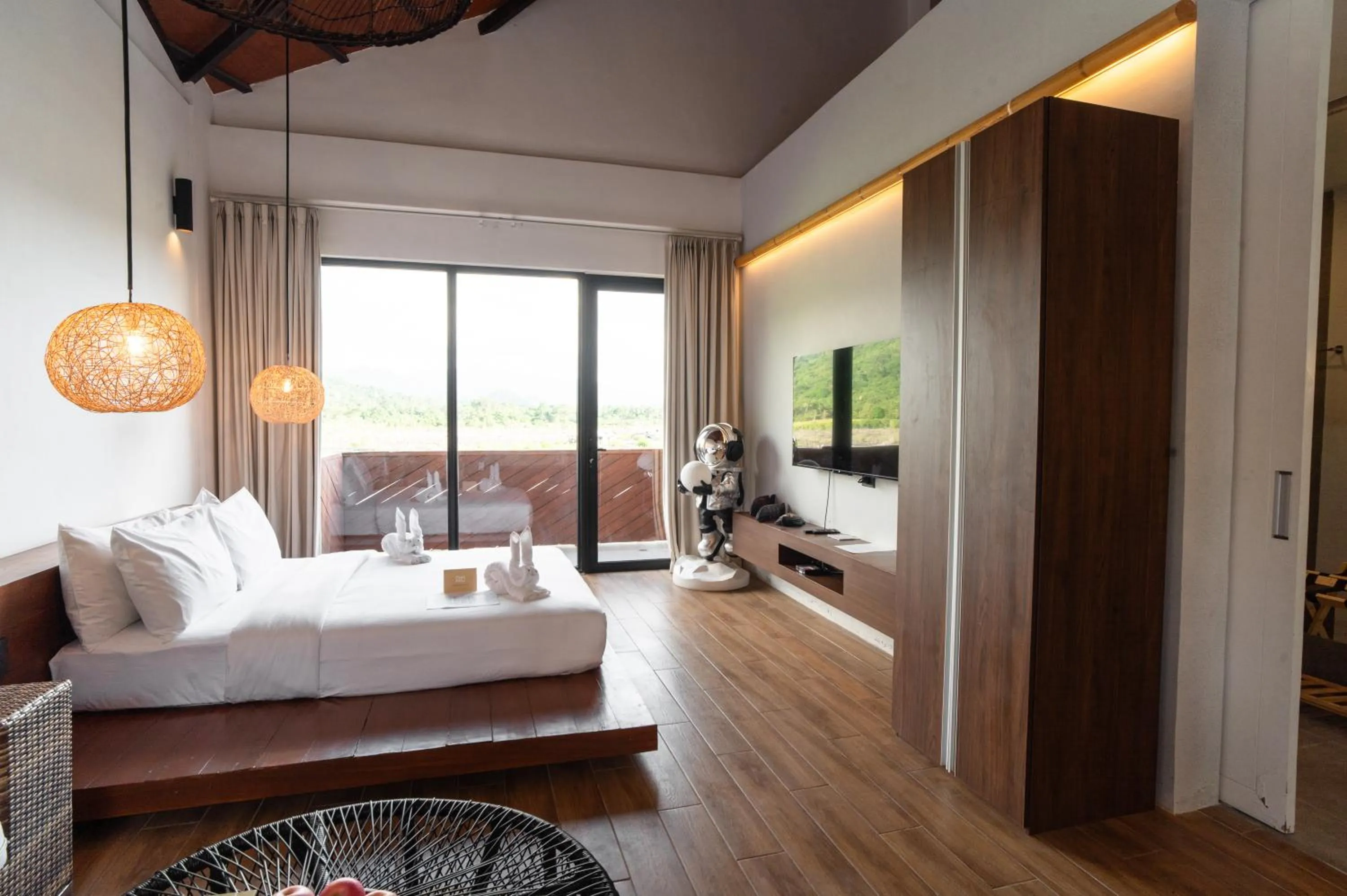 Bed in Nacpan Beach Resort Managed by H Hospitality Group