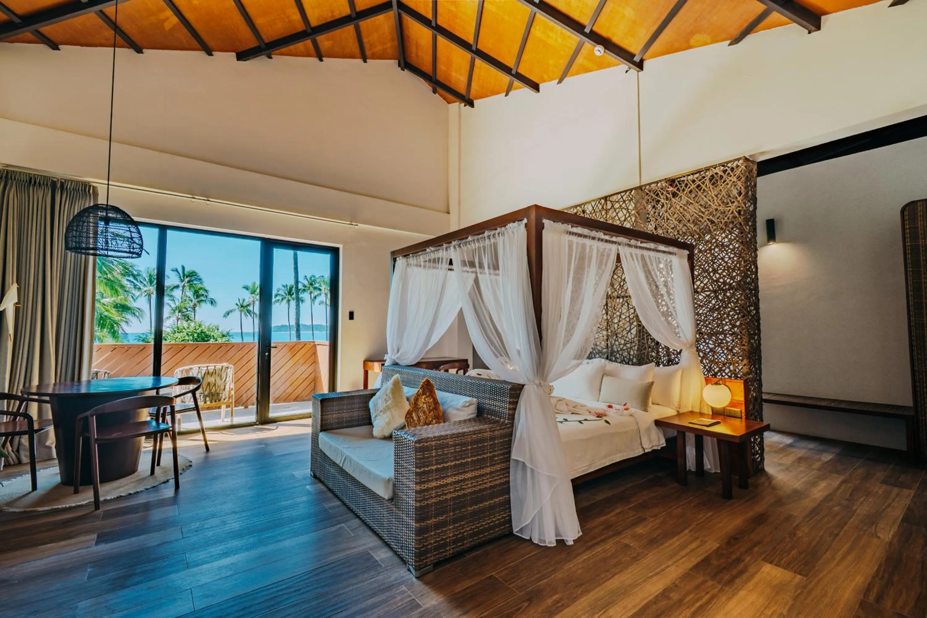 Bed in Nacpan Beach Resort Managed by H Hospitality Group