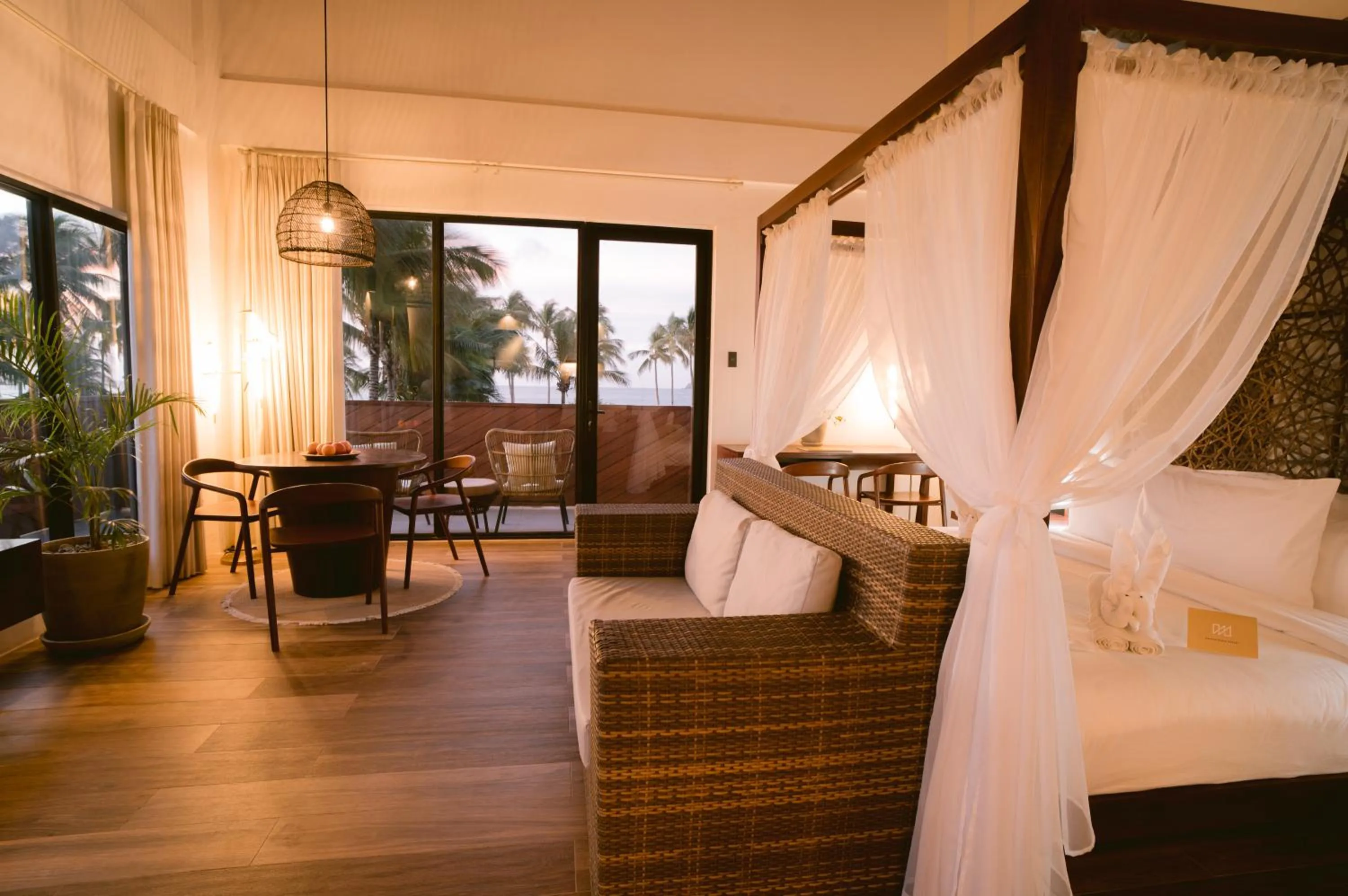 Bed in Nacpan Beach Resort Managed by H Hospitality Group