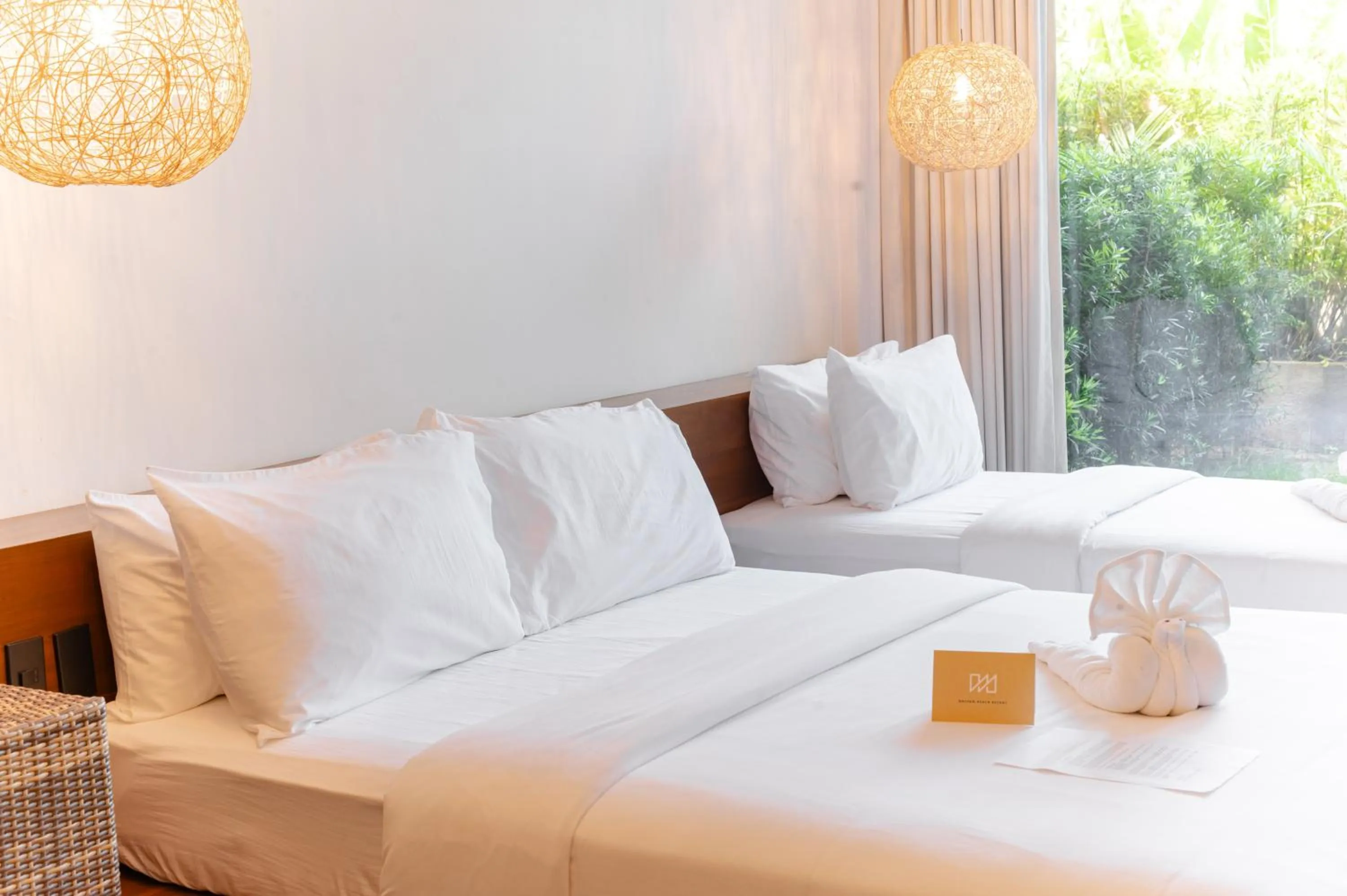 Bed in Nacpan Beach Resort Managed by H Hospitality Group