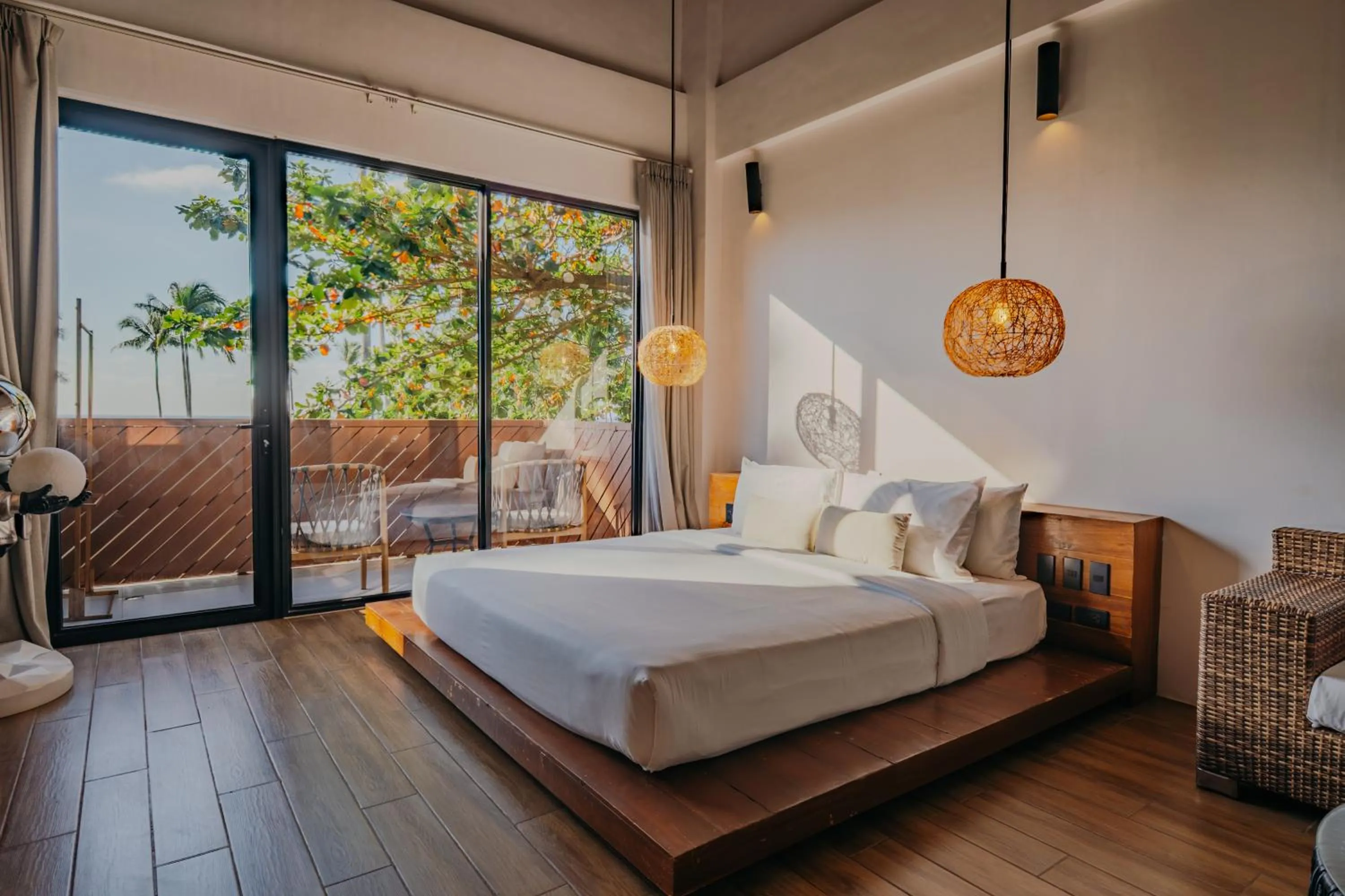 Bed in Nacpan Beach Resort Managed by H Hospitality Group