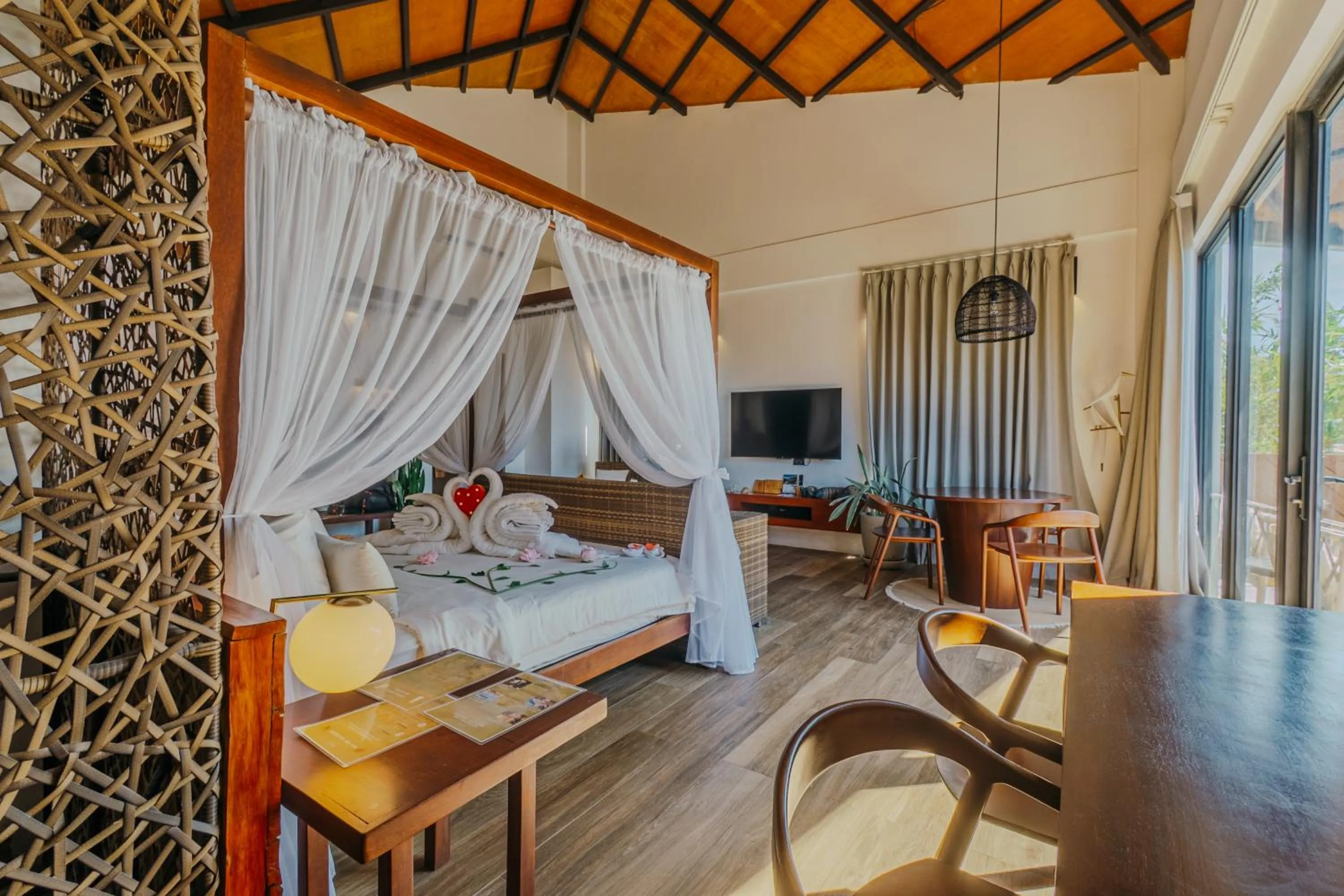 Bed in Nacpan Beach Resort Managed by H Hospitality Group