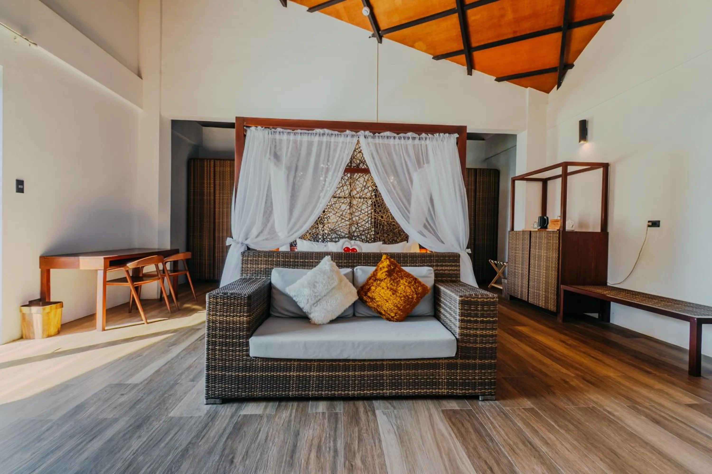 Bed in Nacpan Beach Resort Managed by H Hospitality Group