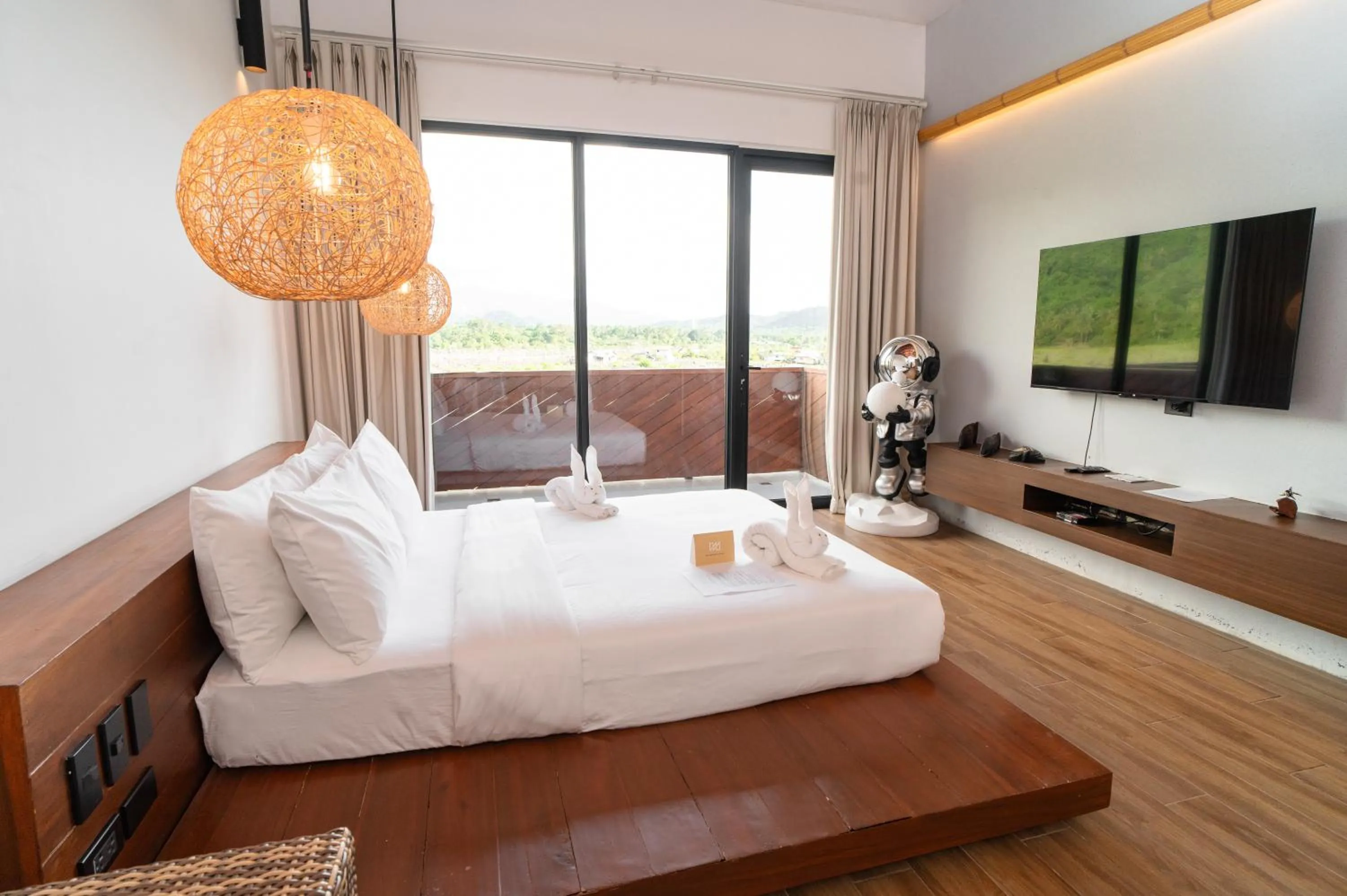 Bed in Nacpan Beach Resort Managed by H Hospitality Group