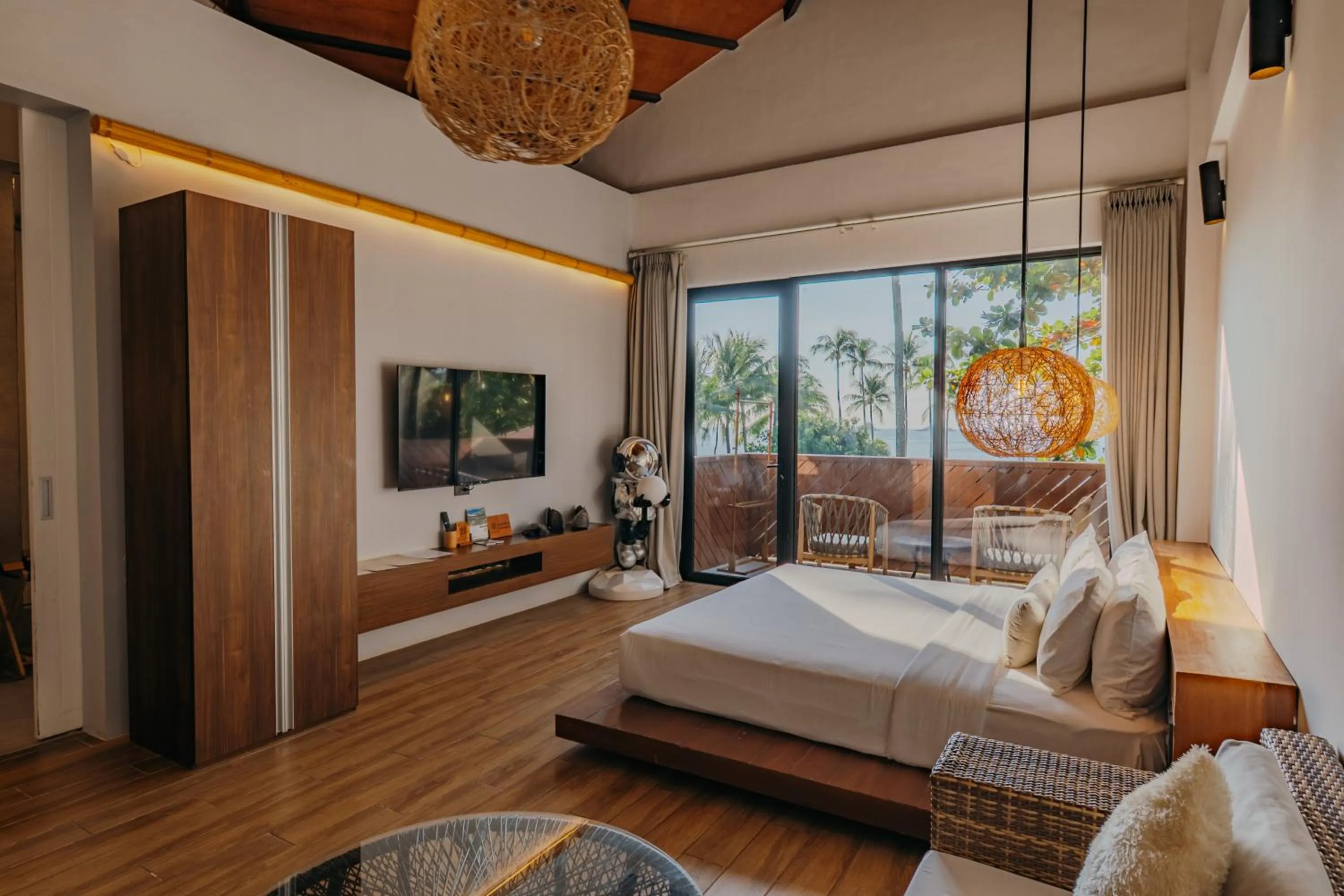 Bed in Nacpan Beach Resort Managed by H Hospitality Group