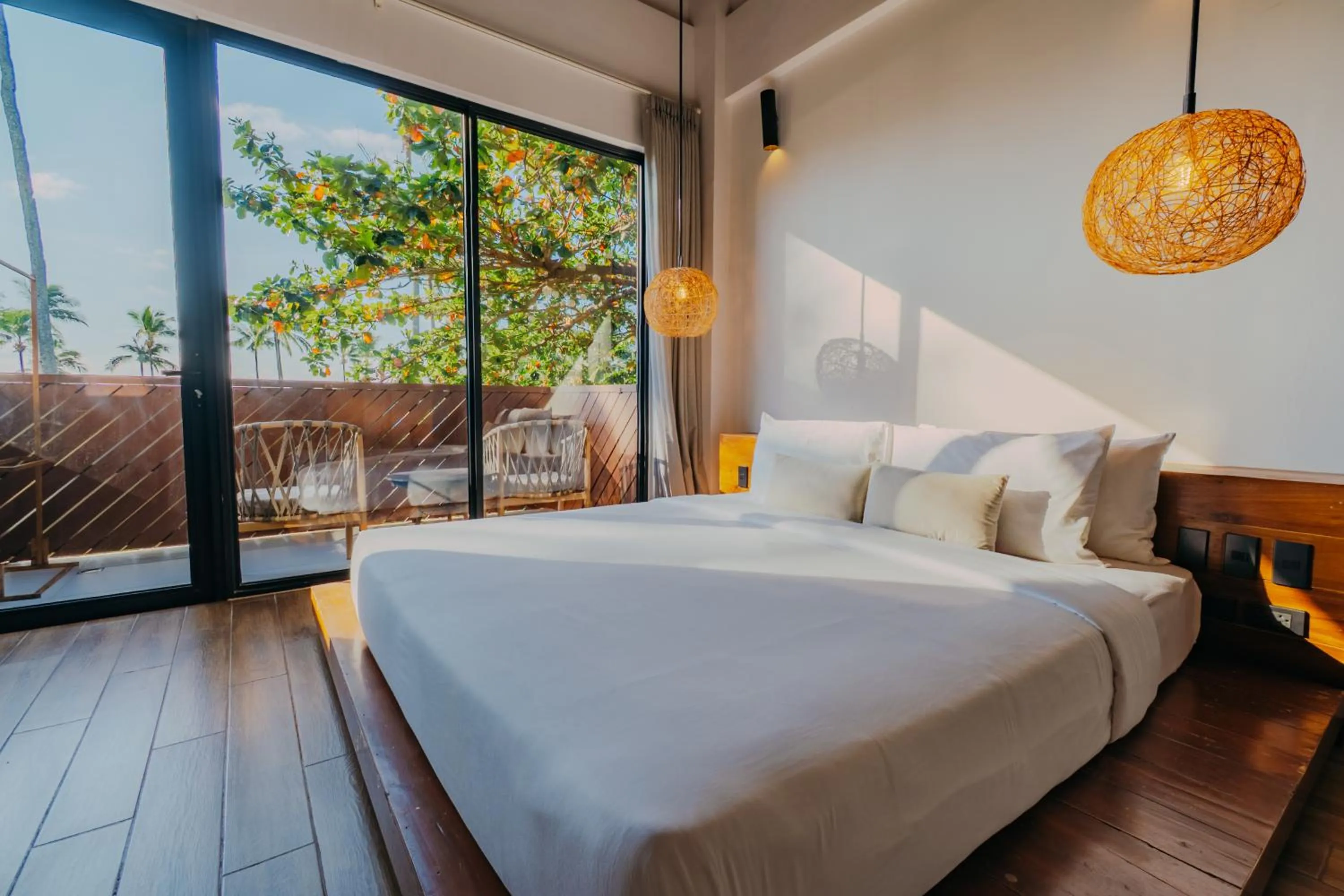 Bed in Nacpan Beach Resort Managed by H Hospitality Group