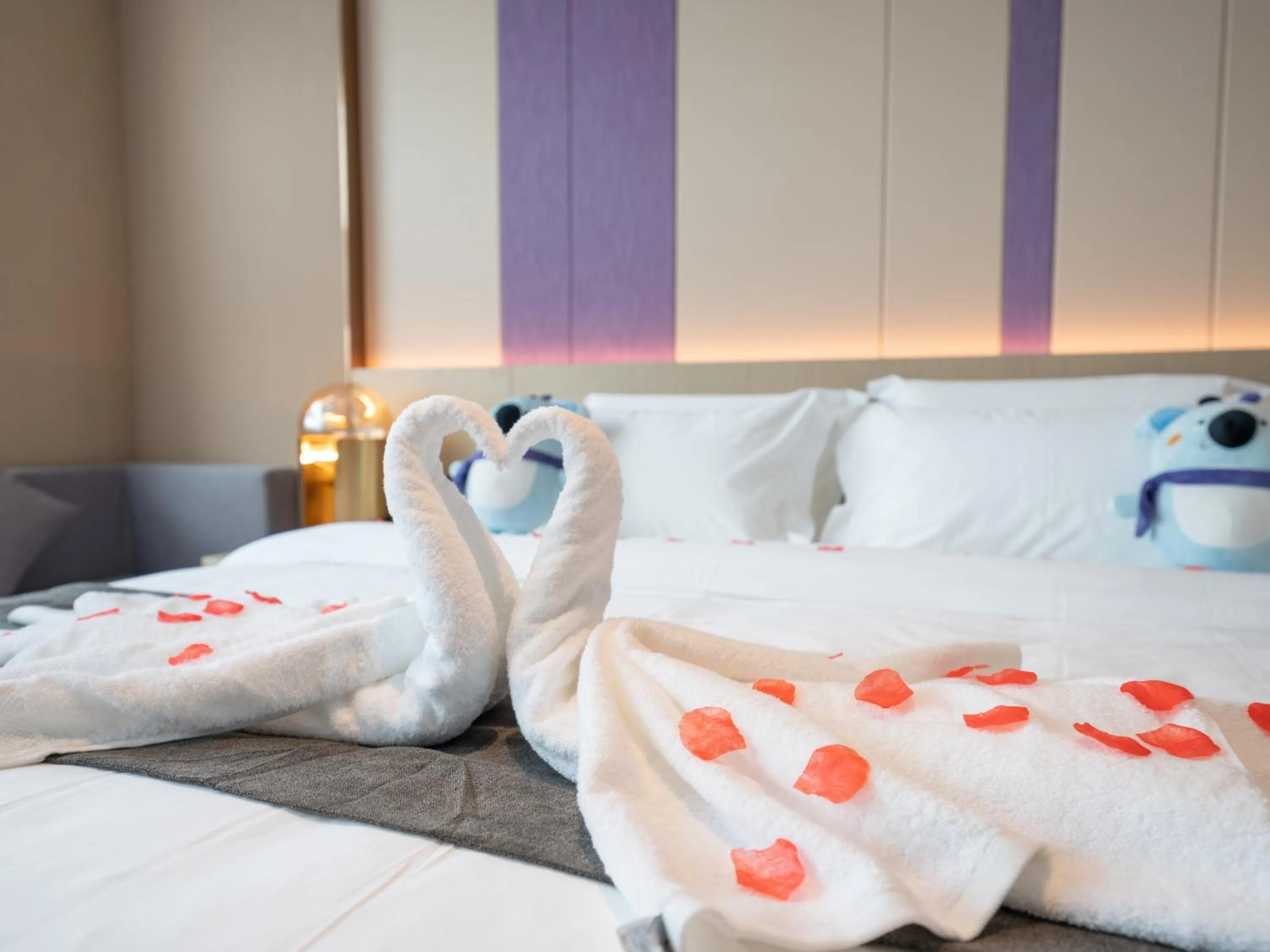 Bed in Lavande Hotel Qihe Economic Development Zone