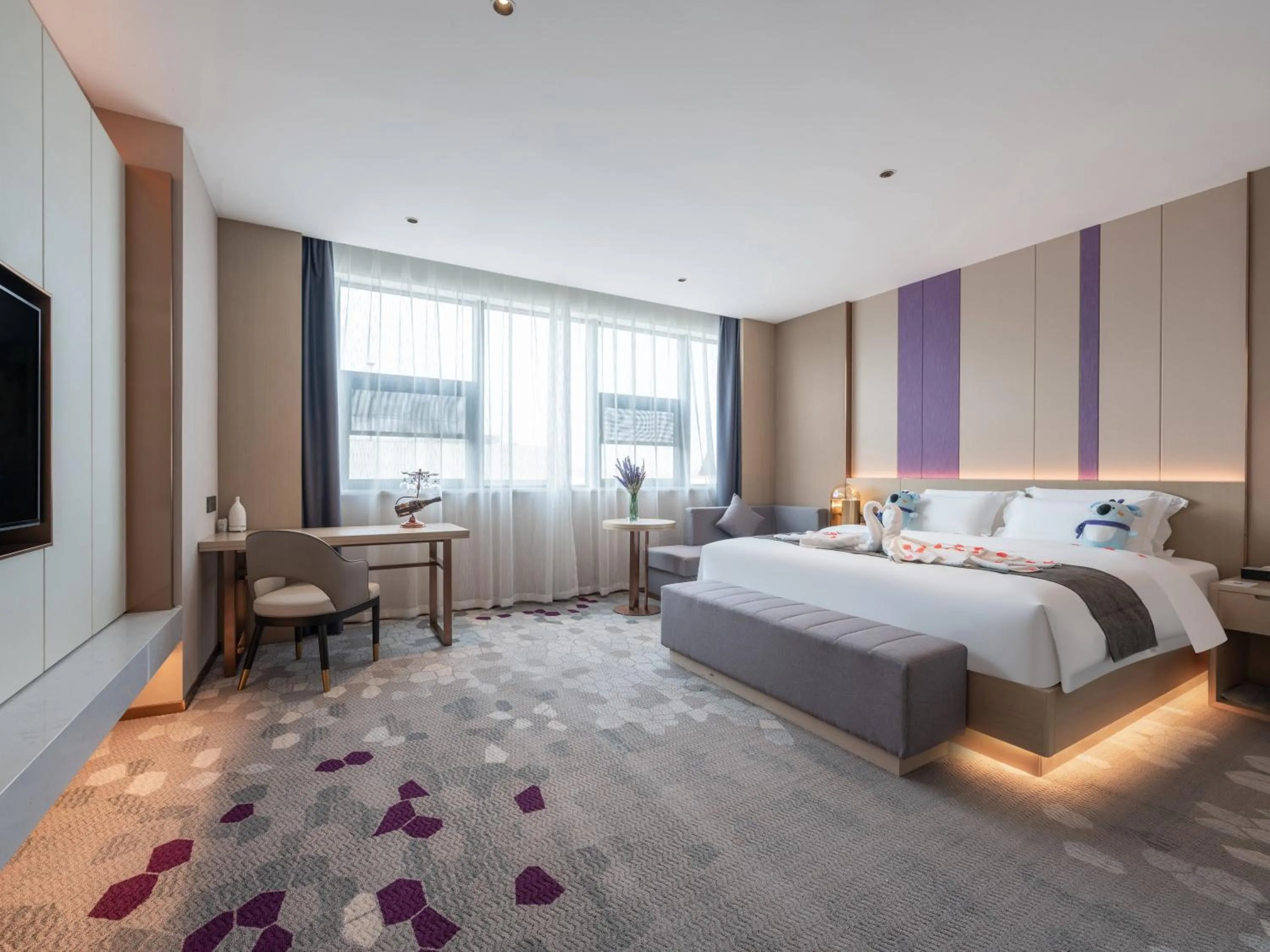 Photo of the whole room, Bed in Lavande Hotel Qihe Economic Development Zone