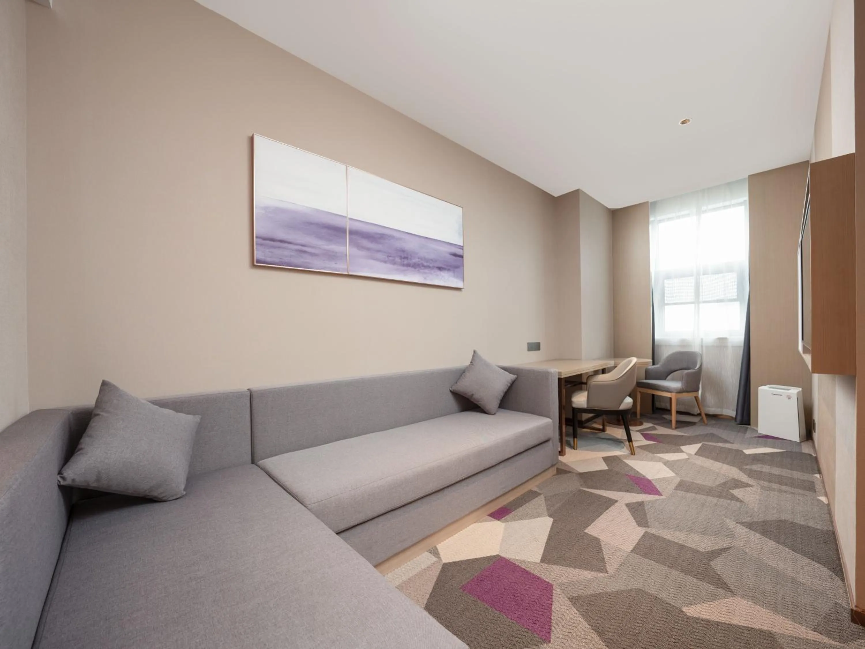 Seating area in Lavande Hotel Qihe Economic Development Zone