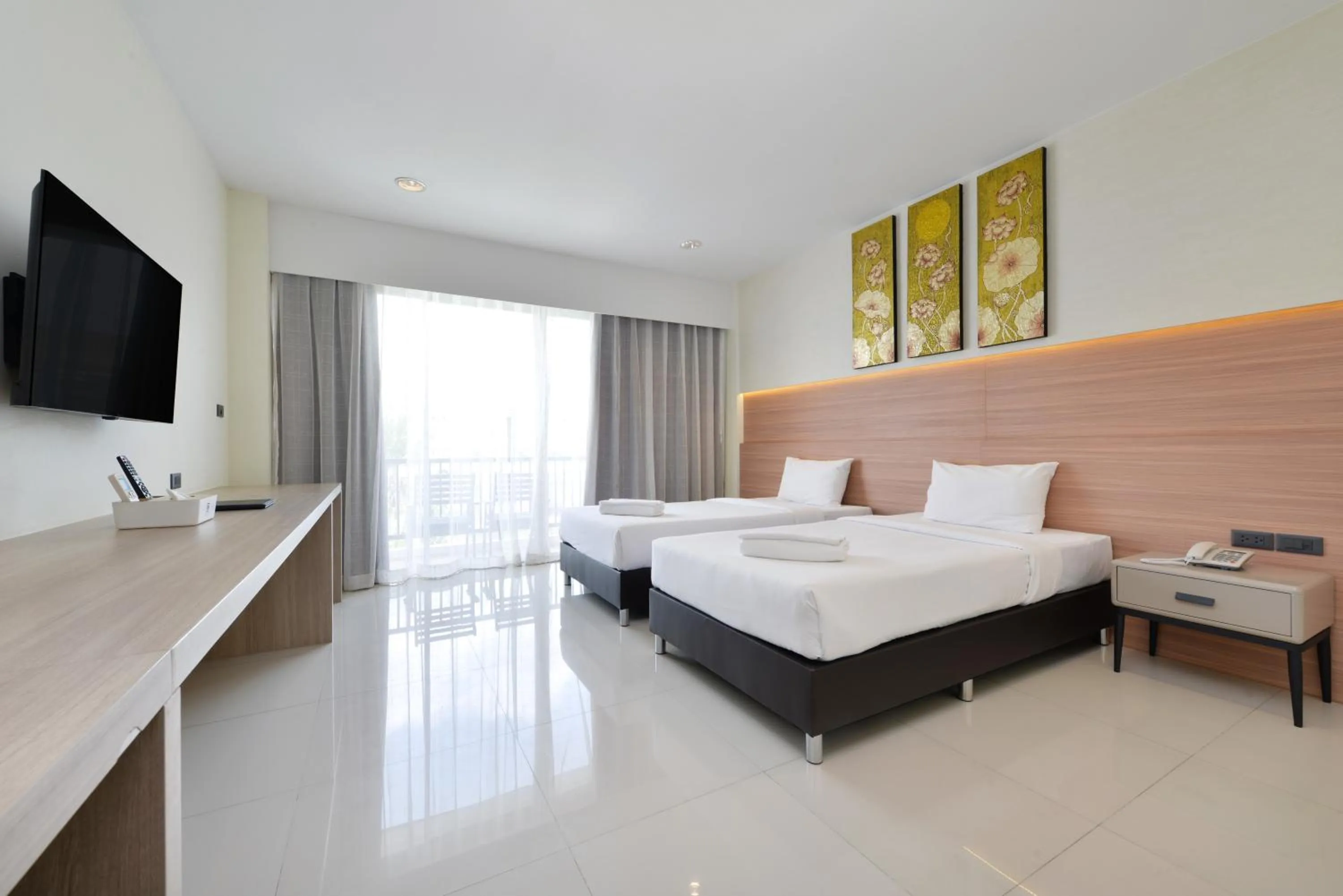 Bedroom, Bed in Grand BS Airport Hotel Suvarnabhumi