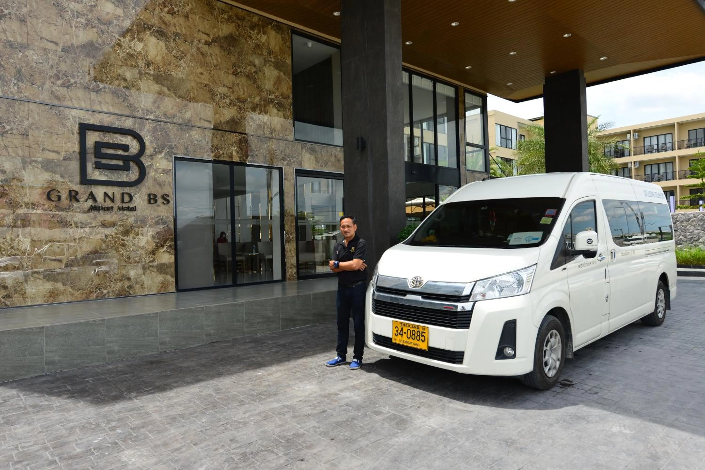 Facade/entrance in Grand BS Airport Hotel Suvarnabhumi