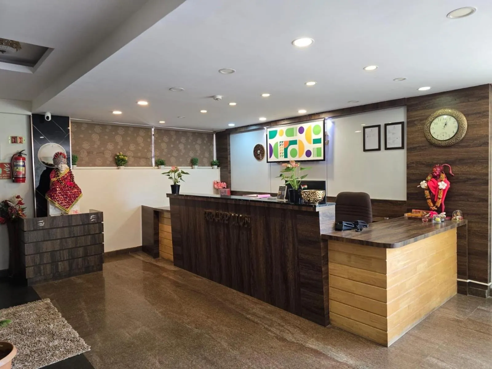 Lobby or reception in Treebo Sai Fortune Gateway